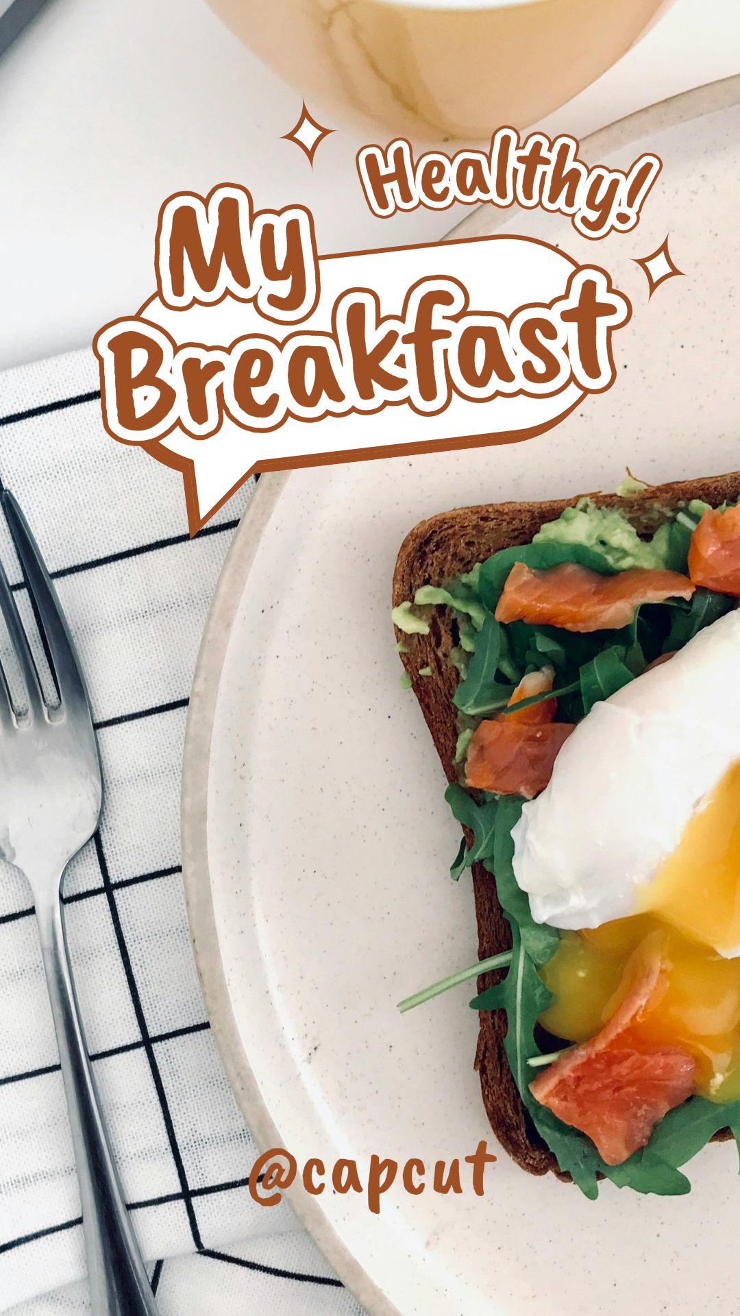 Alimentation miniature TikTok Mon petit-déjeuner sain