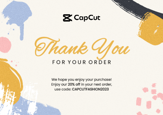 Nicht-Marketing-Dankeskarten