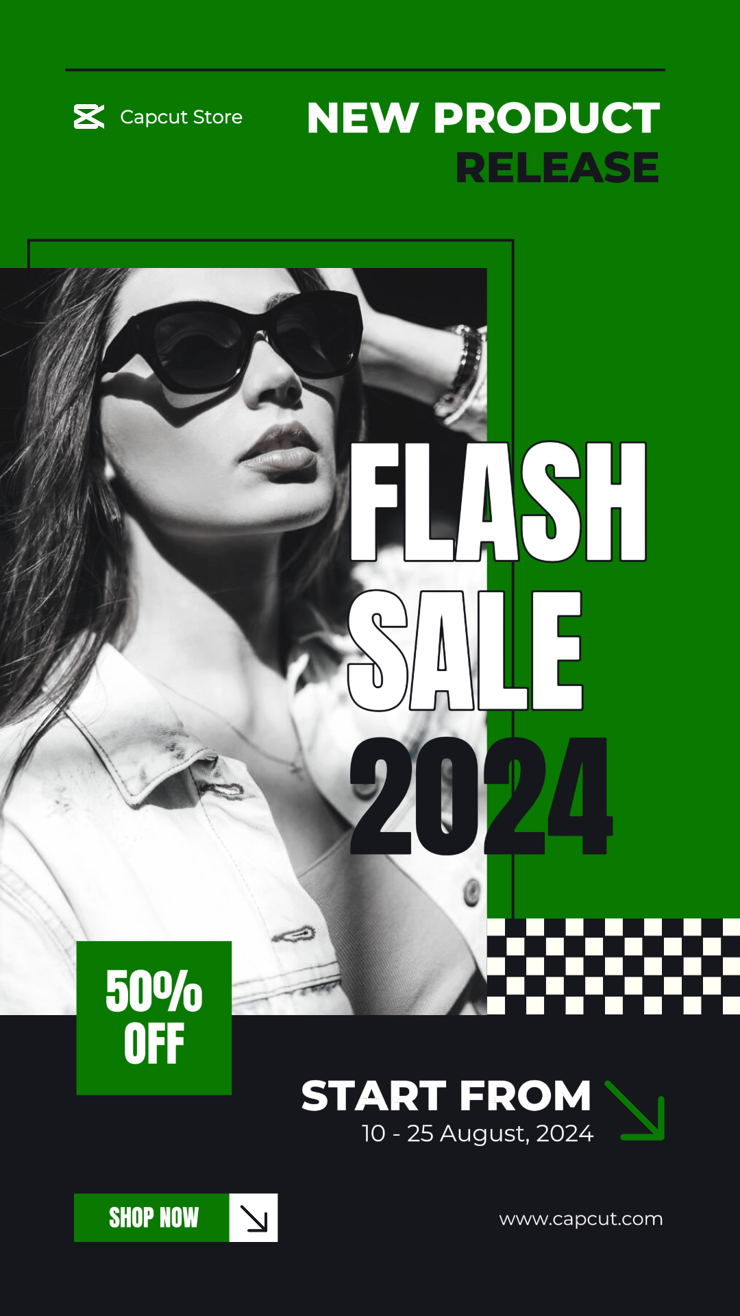 Vente flash Affiche de marketing de vêtements Histoire IG