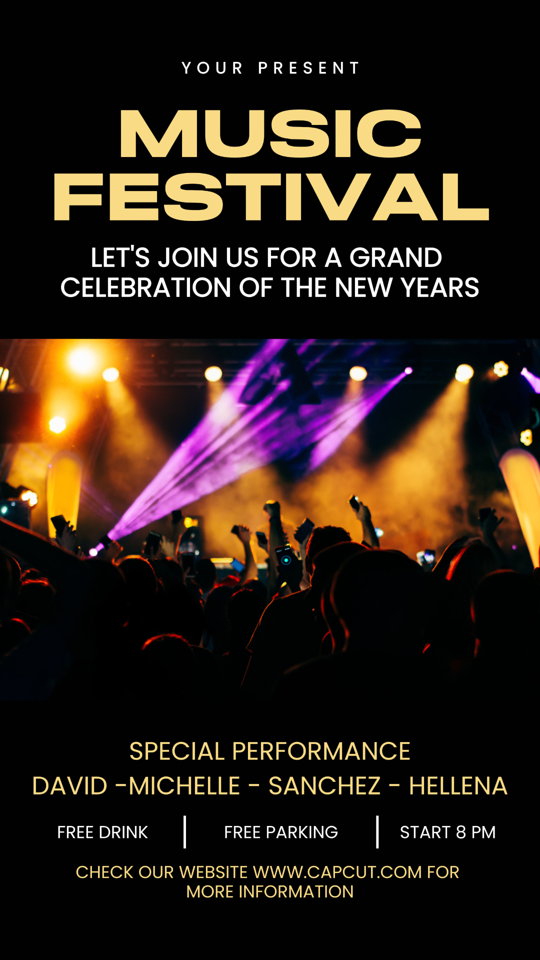 Historia de Instagram del Festival de Música