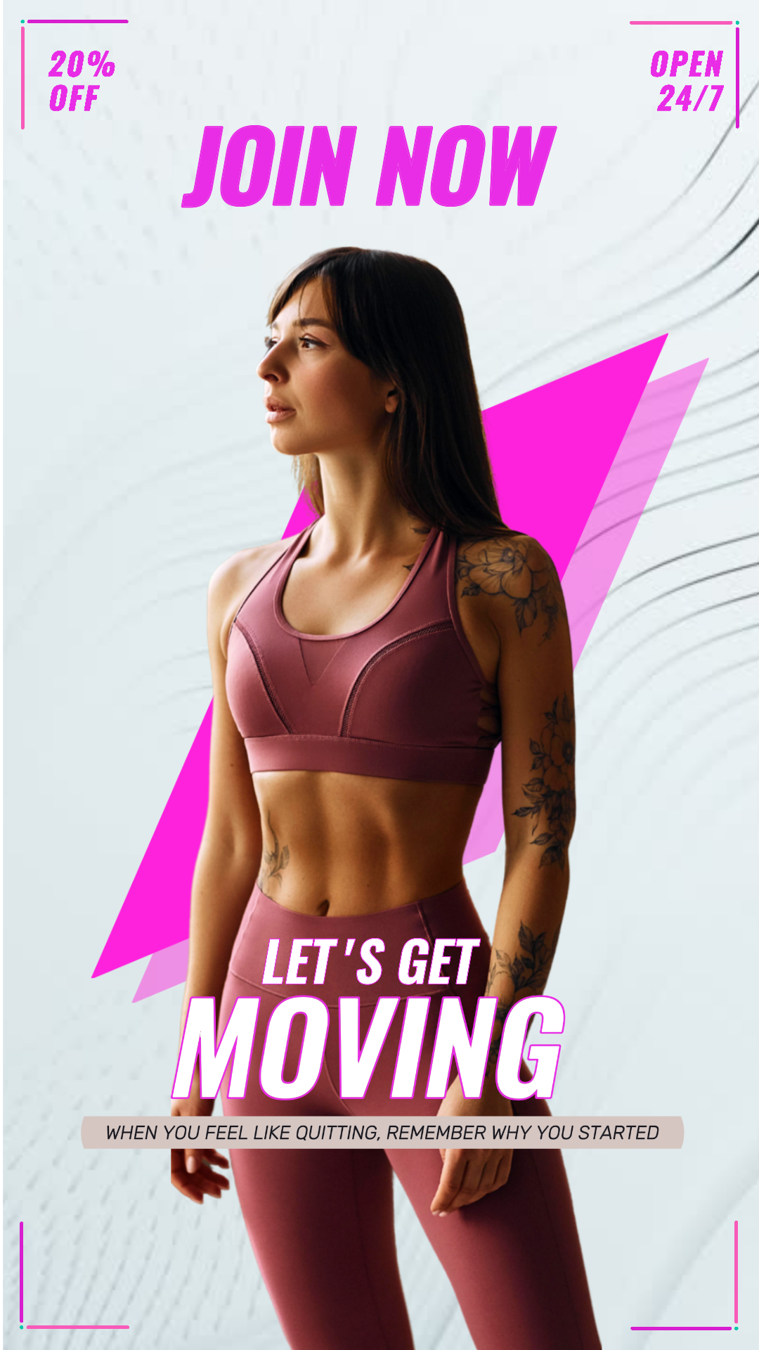 Fitness - Vamos nos mexer - História do TikTok