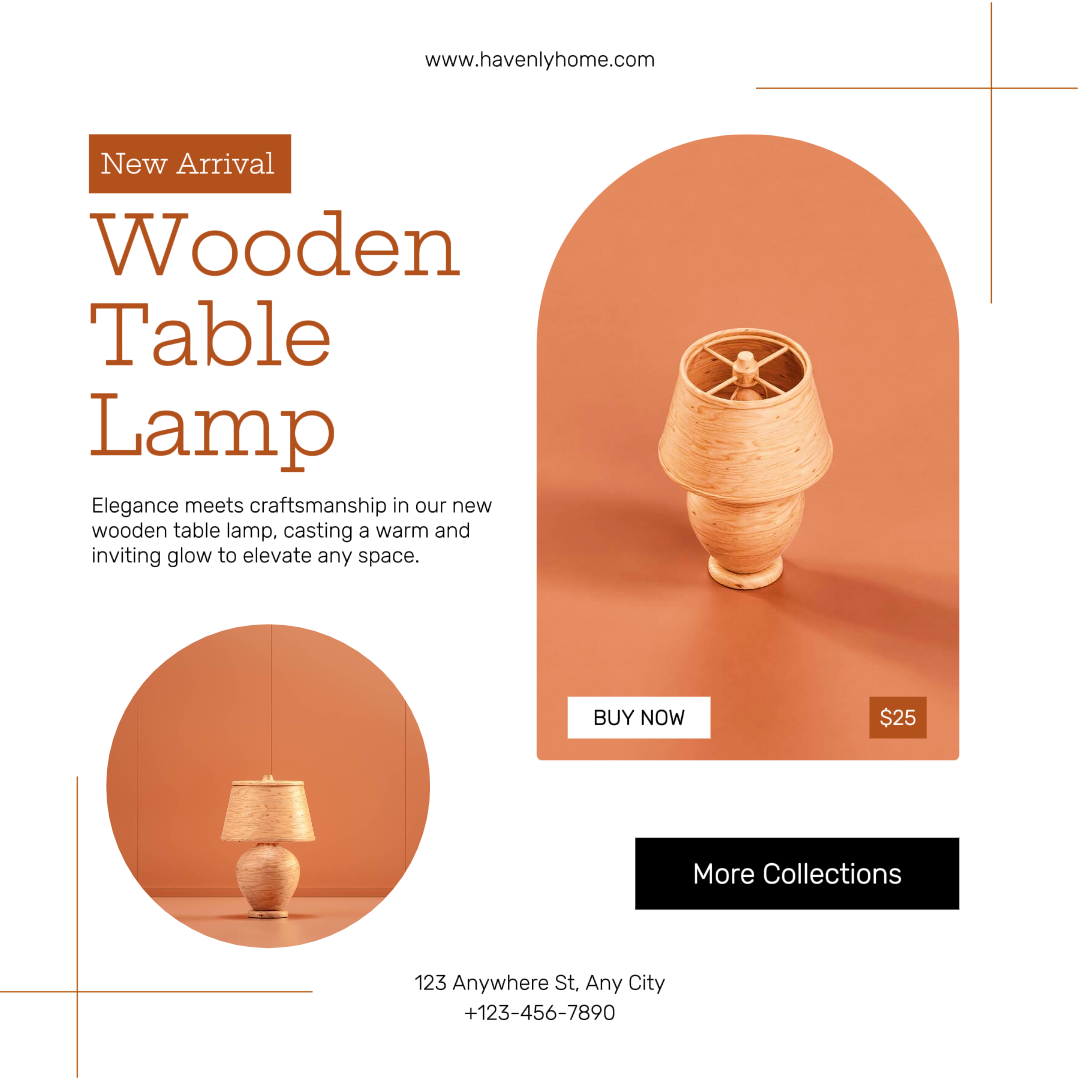 Promo Lampu Meja Rumah Tangga Instagram Post