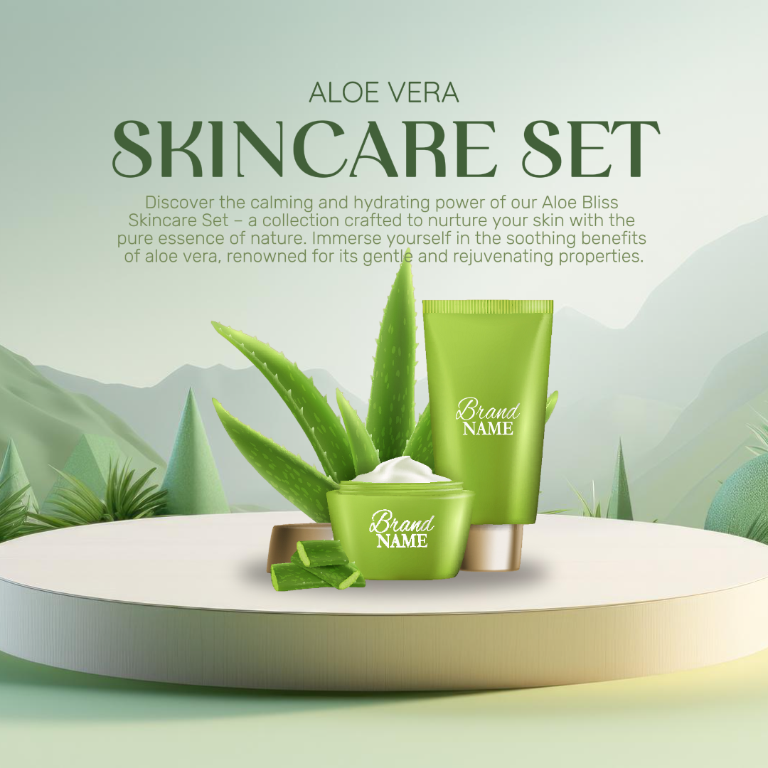 Skincare sale E-Commerce Product Callout Green