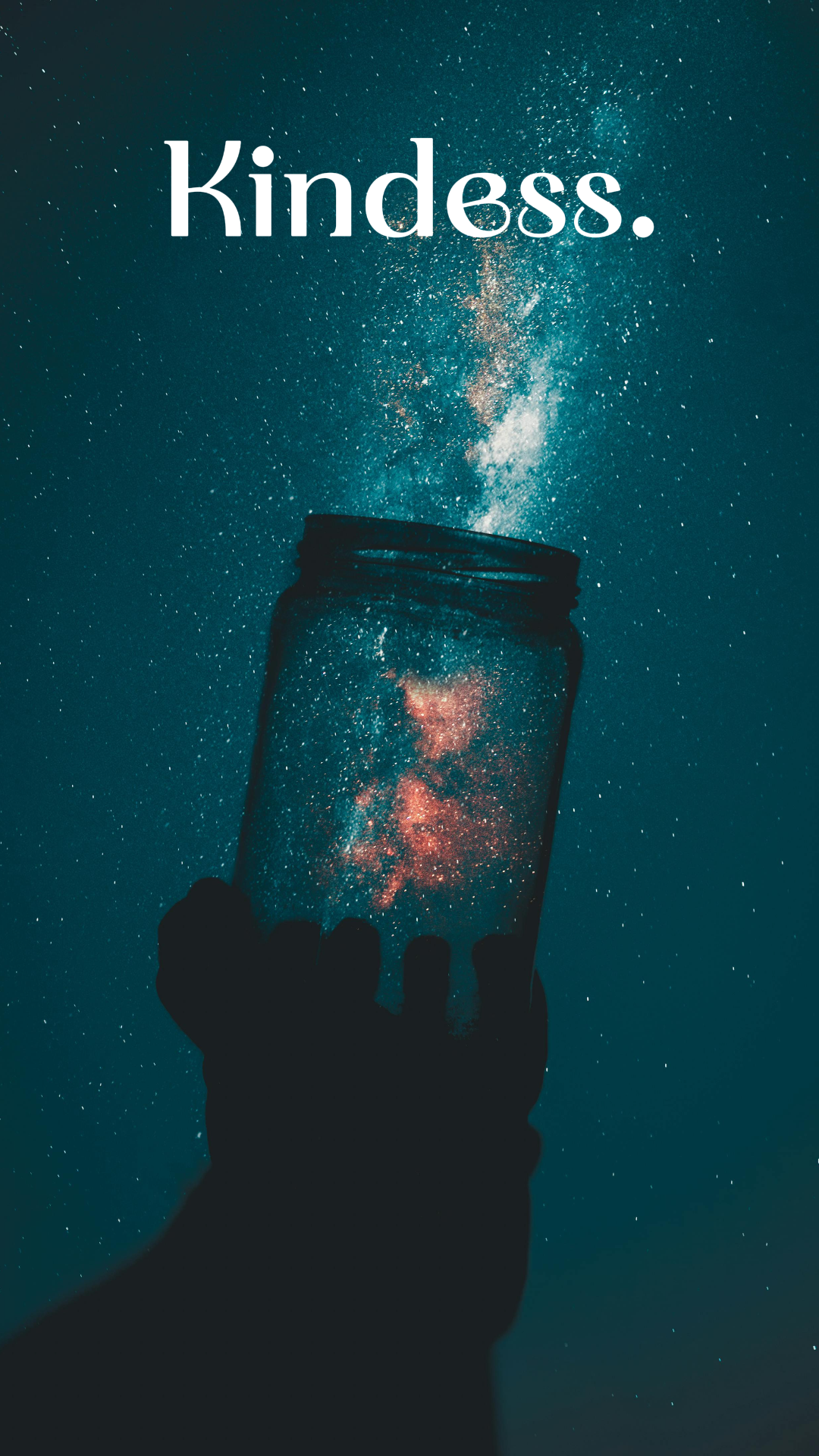 Fondo de pantalla cartel creativo galaxia