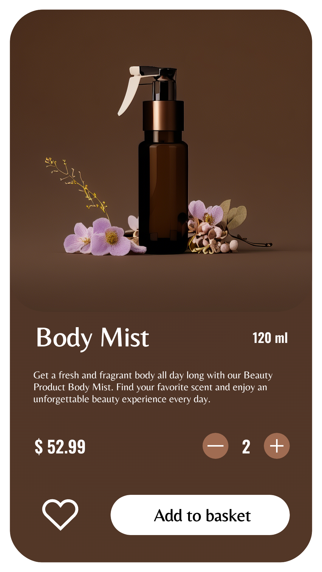 Beauty Care Body Mist Instagram Story