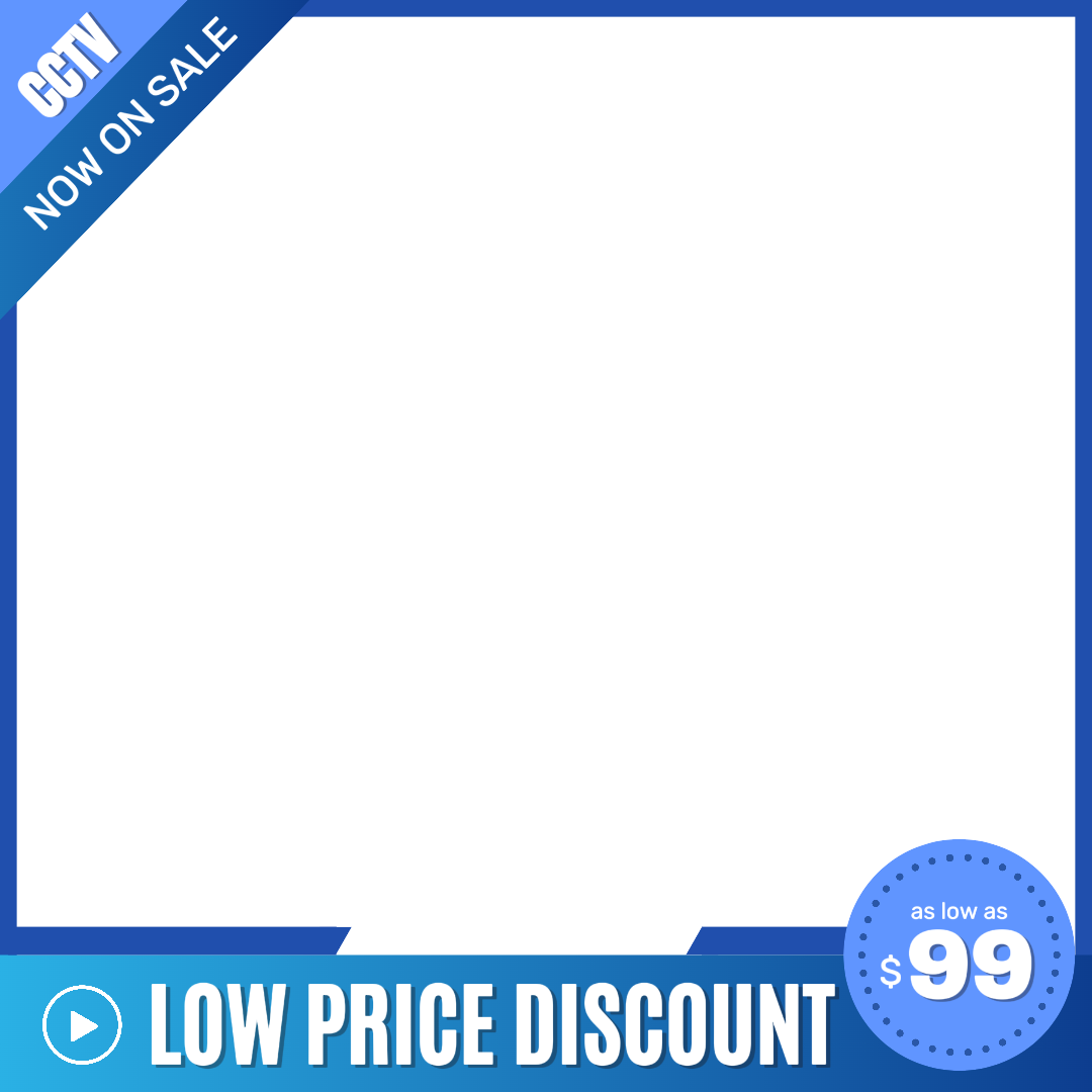 Bingkai Elektronik C-commerce Biru