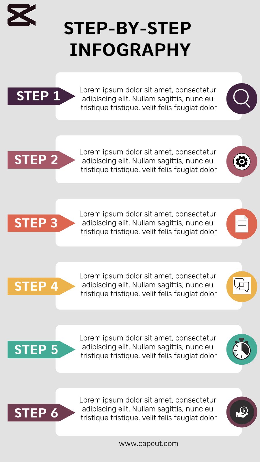 Infographie non marketing et Minimalis étape par étape