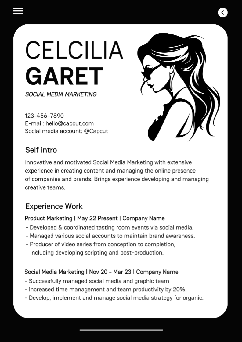 capcut template cover