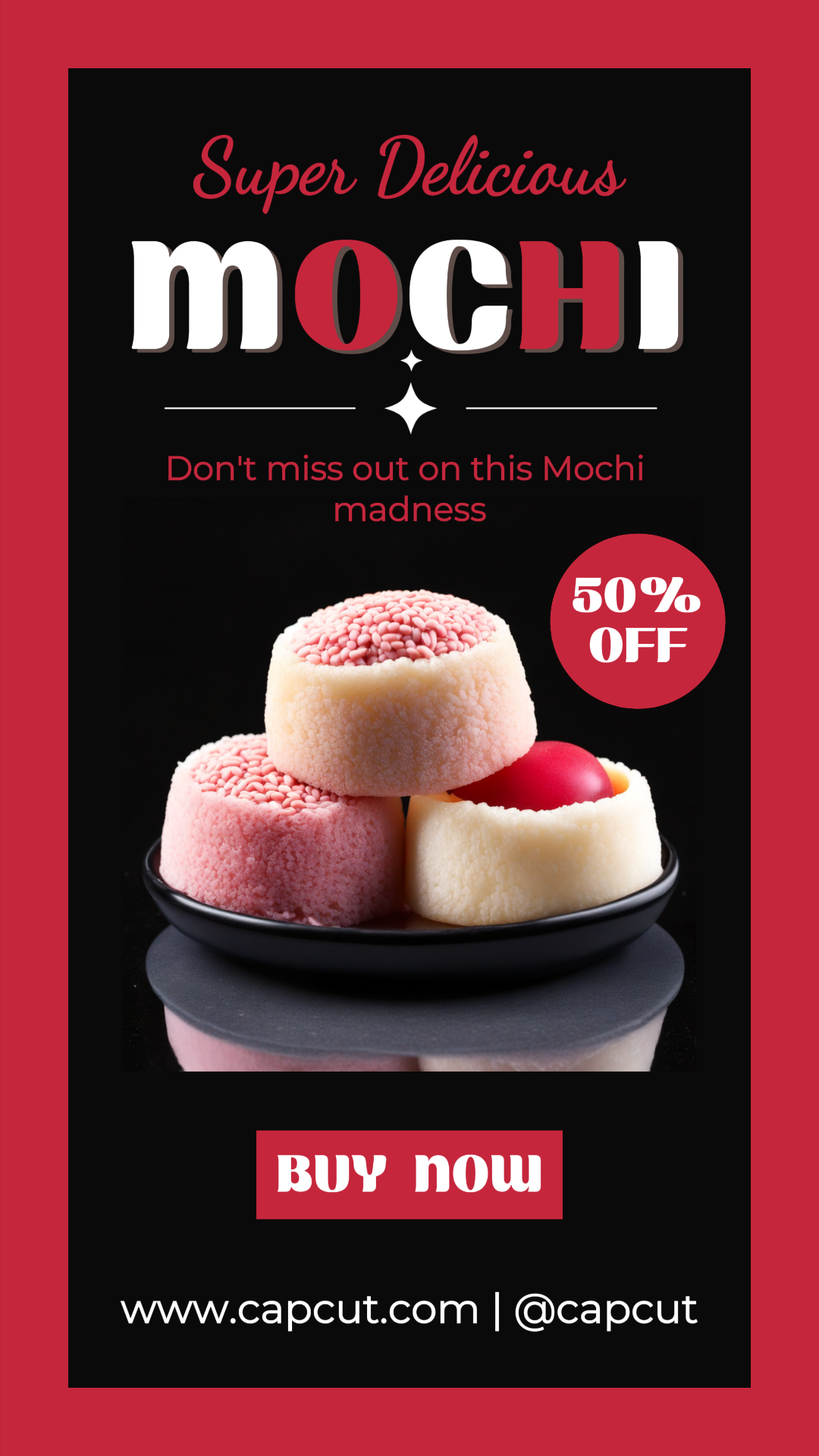 Promoción De Ventas De Snacks Mochi De Comida