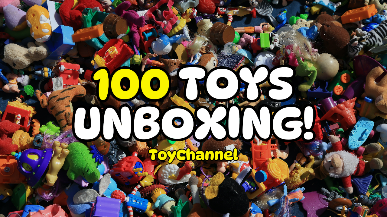 Miniatura do YouTube - Reação - Unboxing da caixa de brinquedos