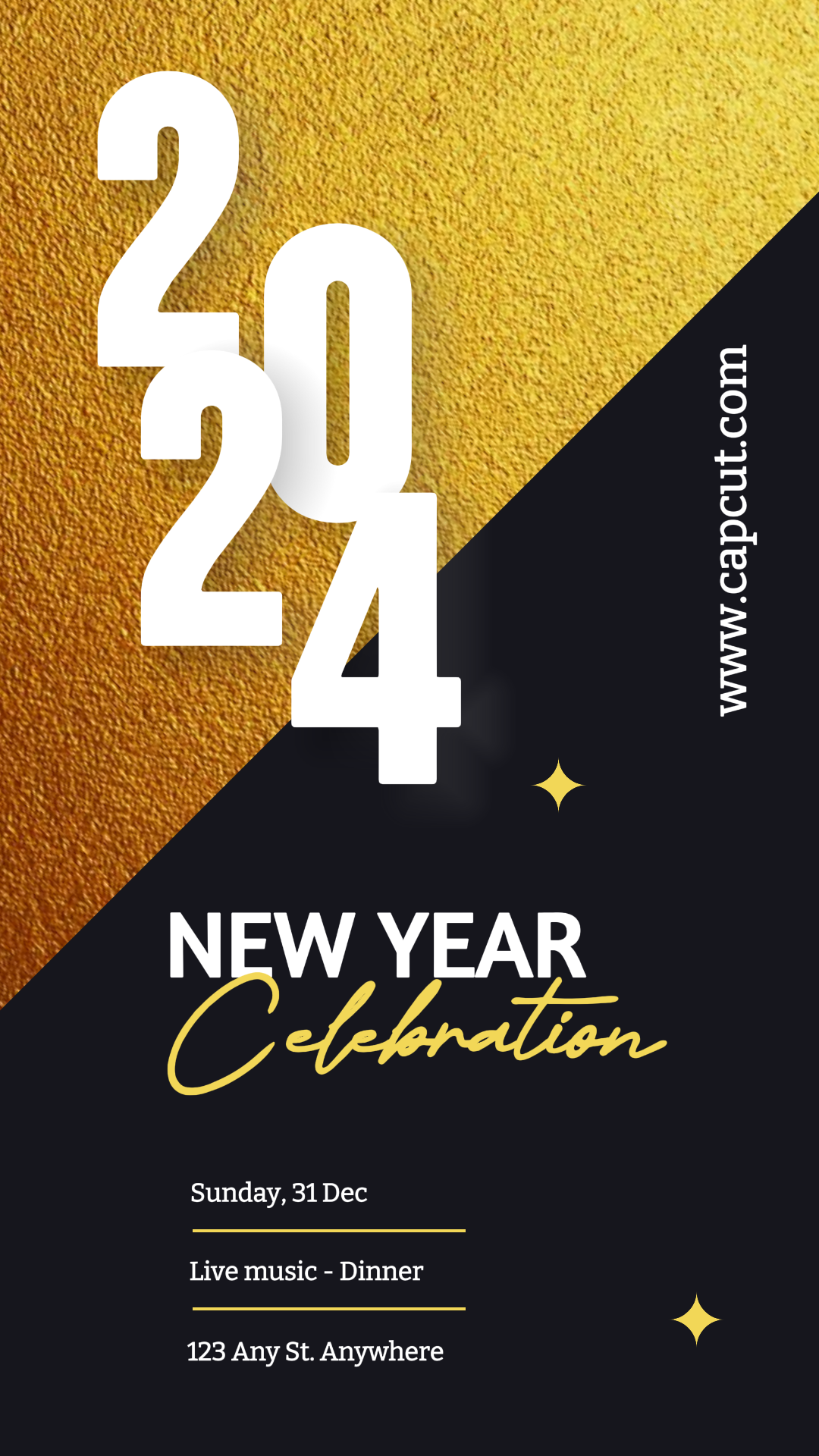 Célébration du Nouvel An - Post Instagram