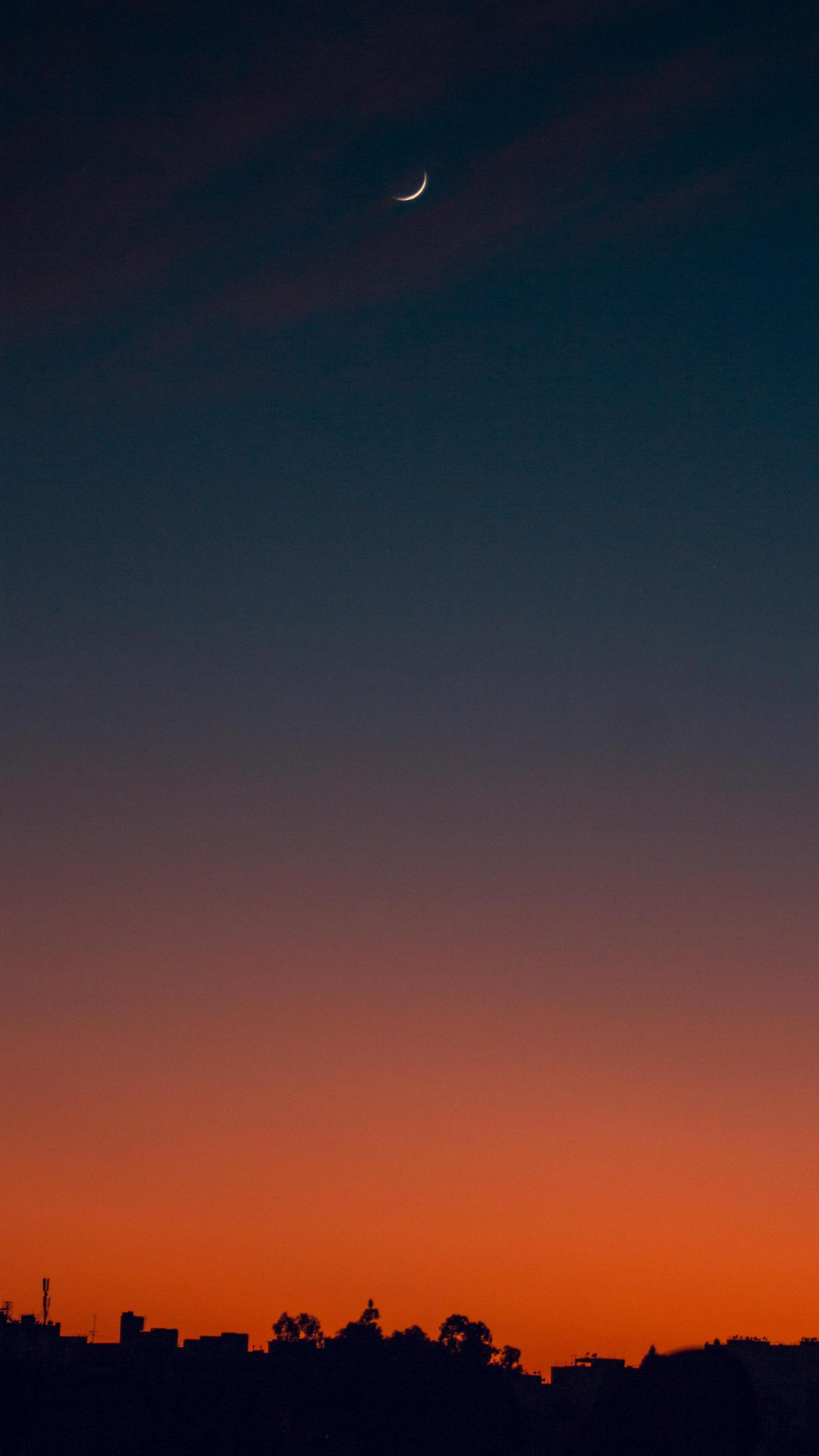 Modèle d'image fond d'écran 9 : 16 Nuages ciel nuit