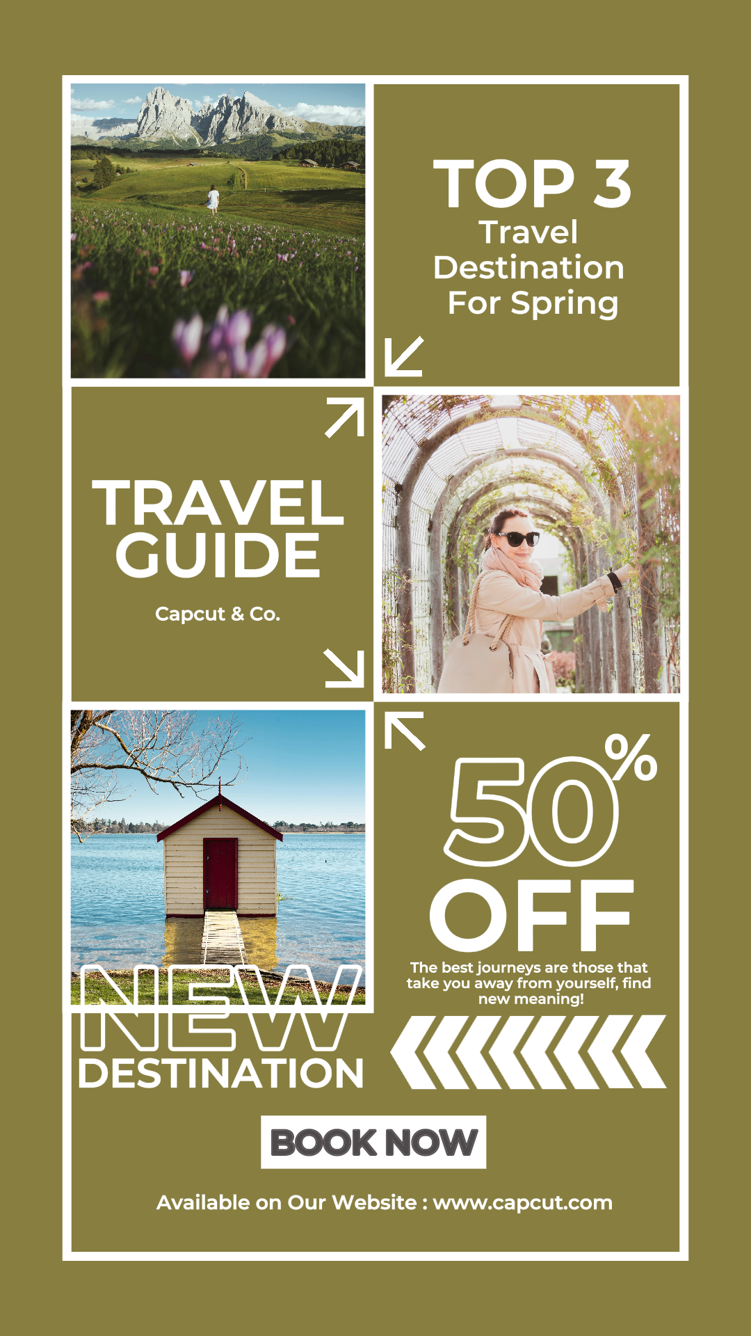 Travel Desnitation Spring IG Story Green