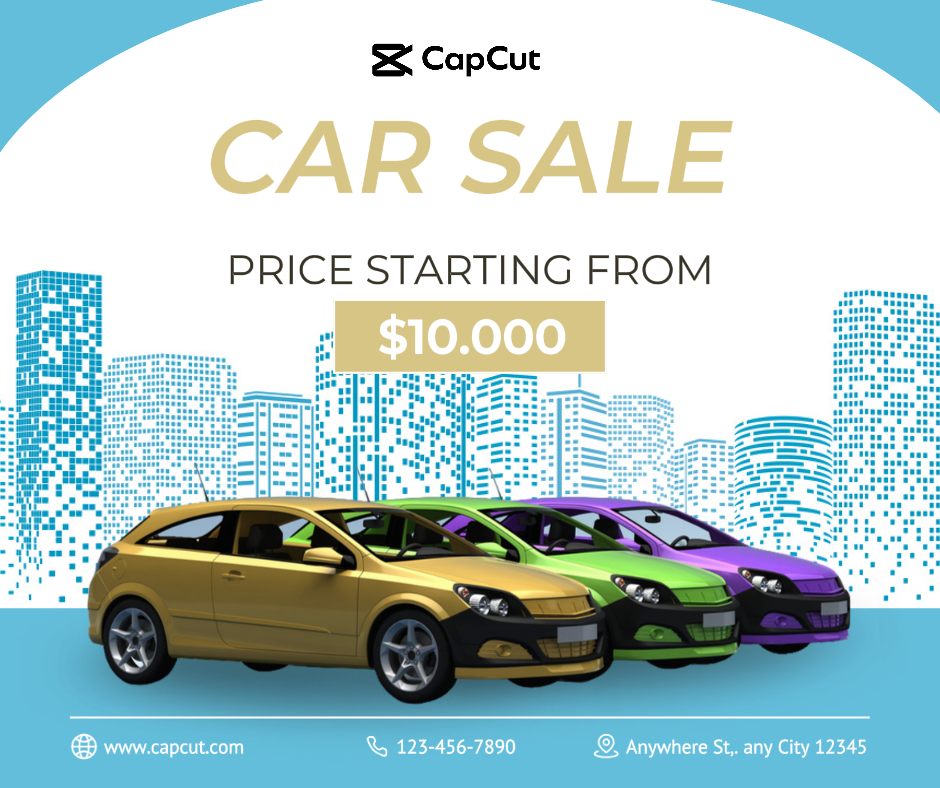 Cars - Marketing Poster Car Sales Facebook Post