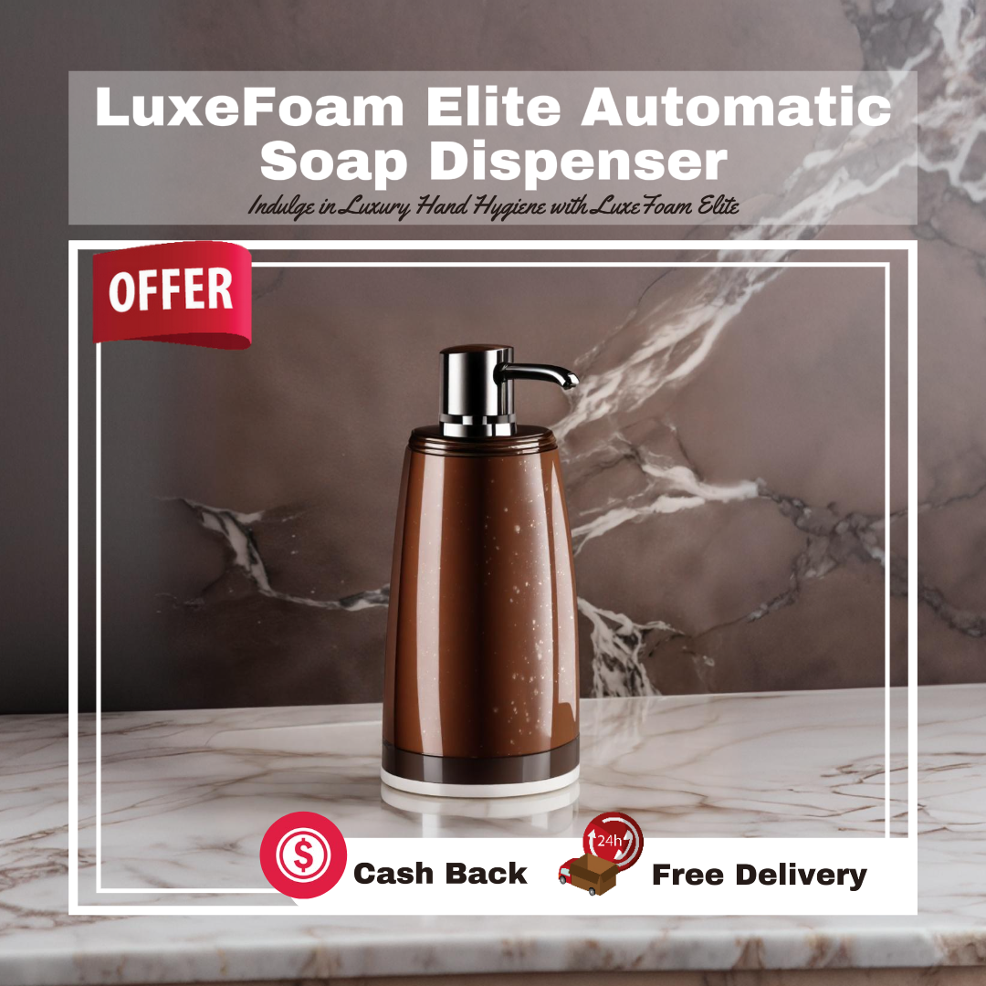 E-commerce ménage LuxeFoam Elite distributeur de savon automatique Hero Image