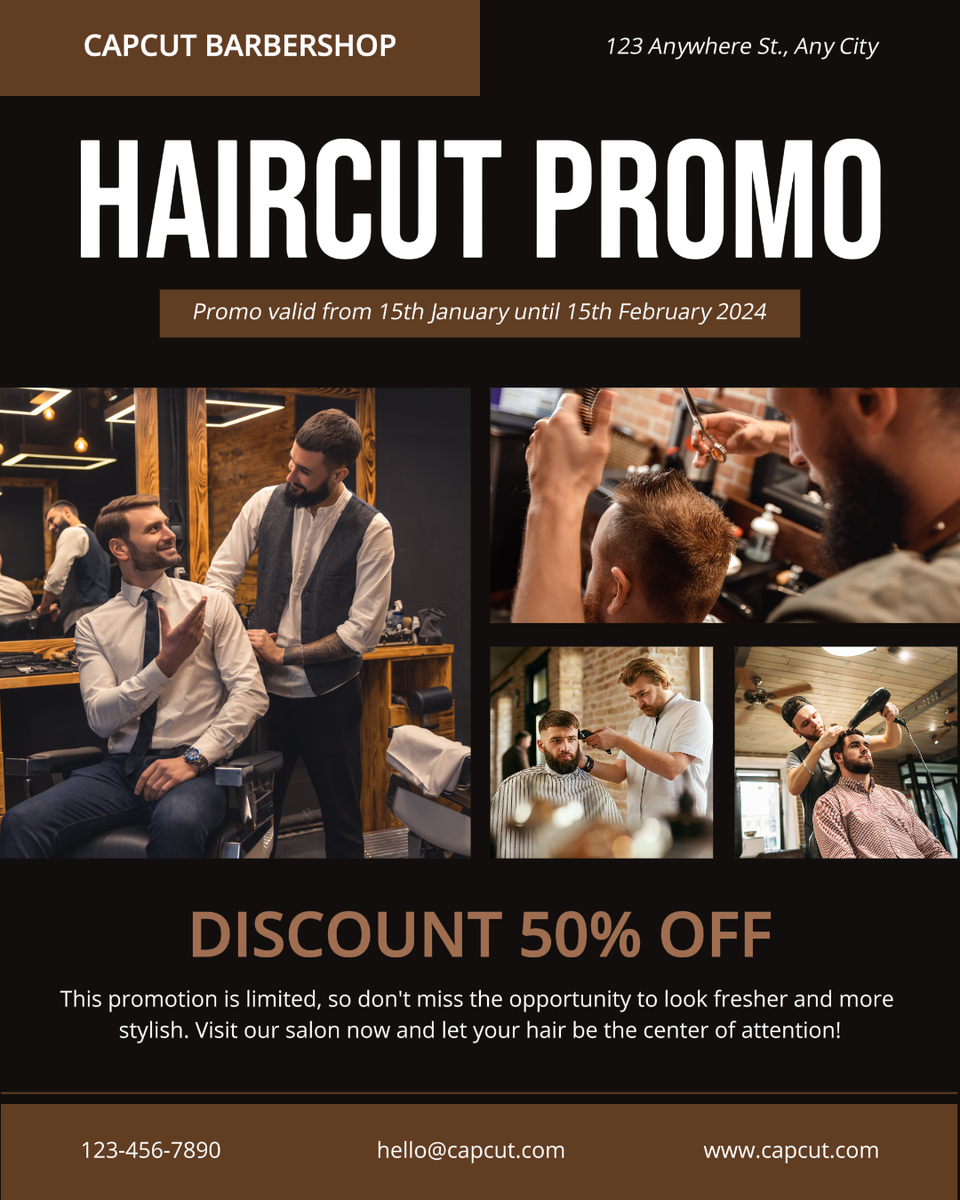 Barbershop Promotion Instagram Portrait
