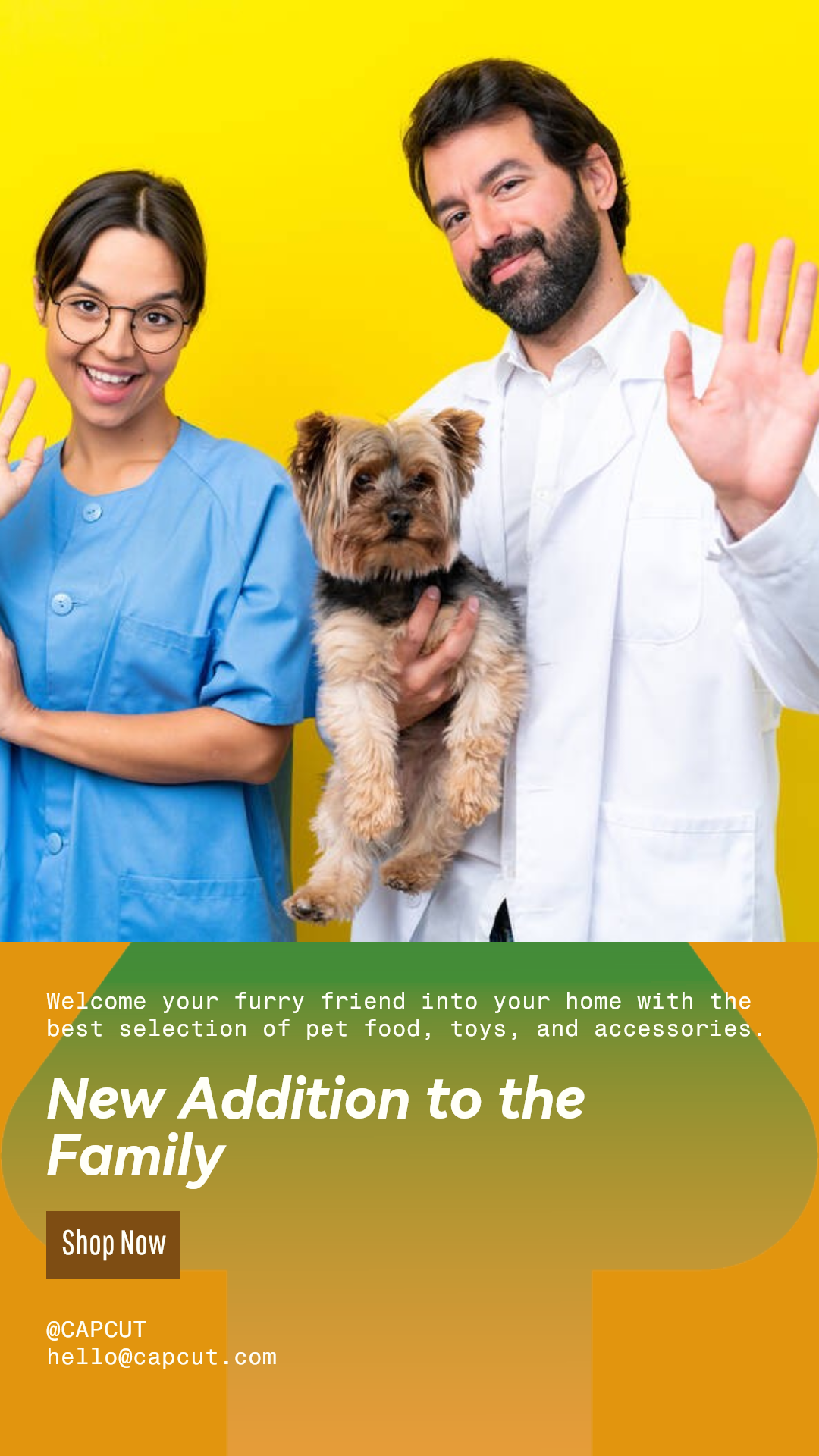 Annonce de l'industrie des animaux de compagnie