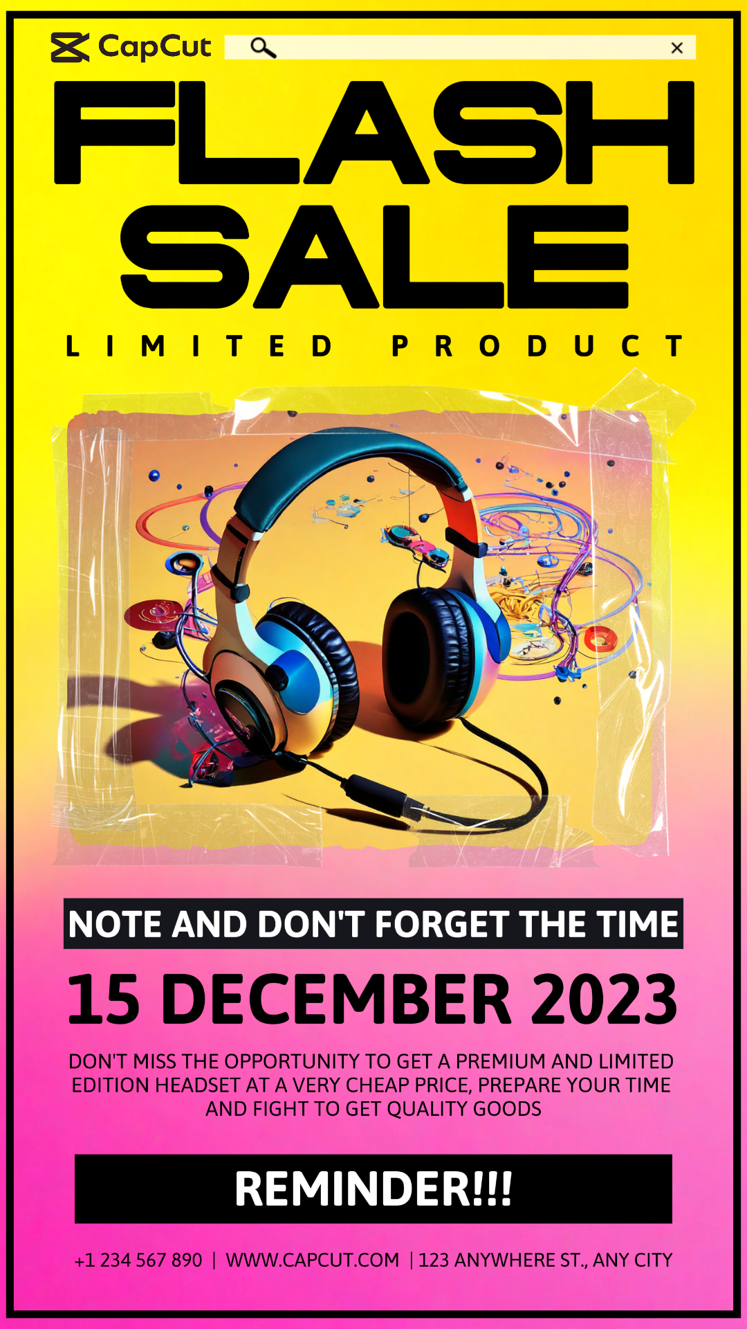 capcut template cover