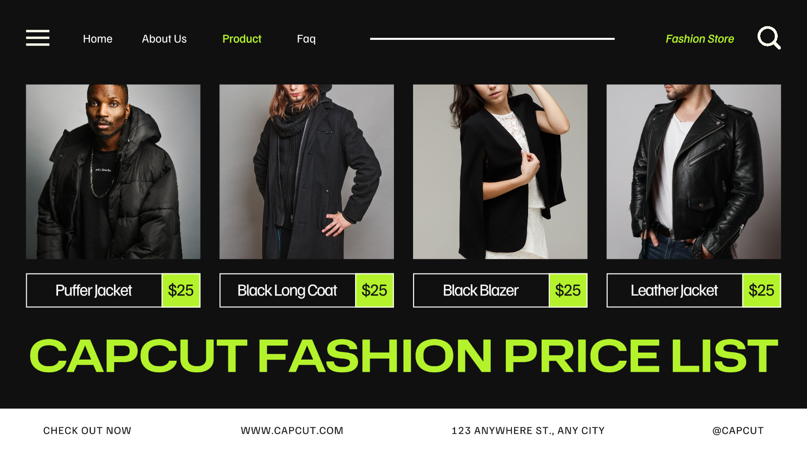 Catálogo de produtos de moda Lista de preços Twitter Post