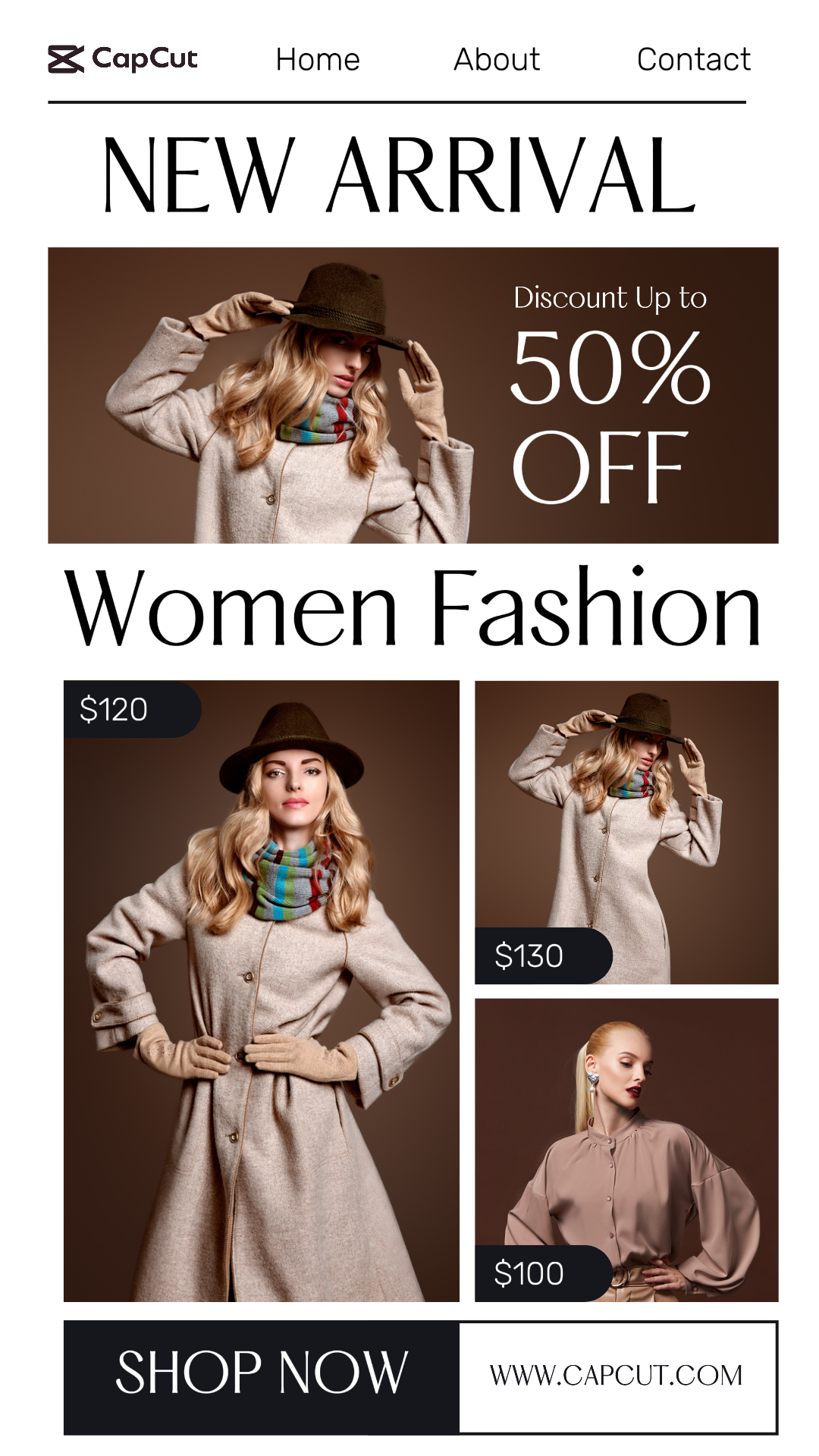 Women Fashion New Arrival Instagram Story