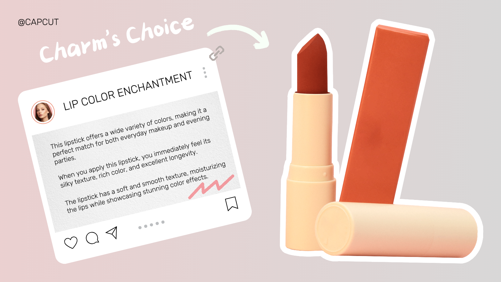 Kecantikan Lipstik Appraise Minimalis