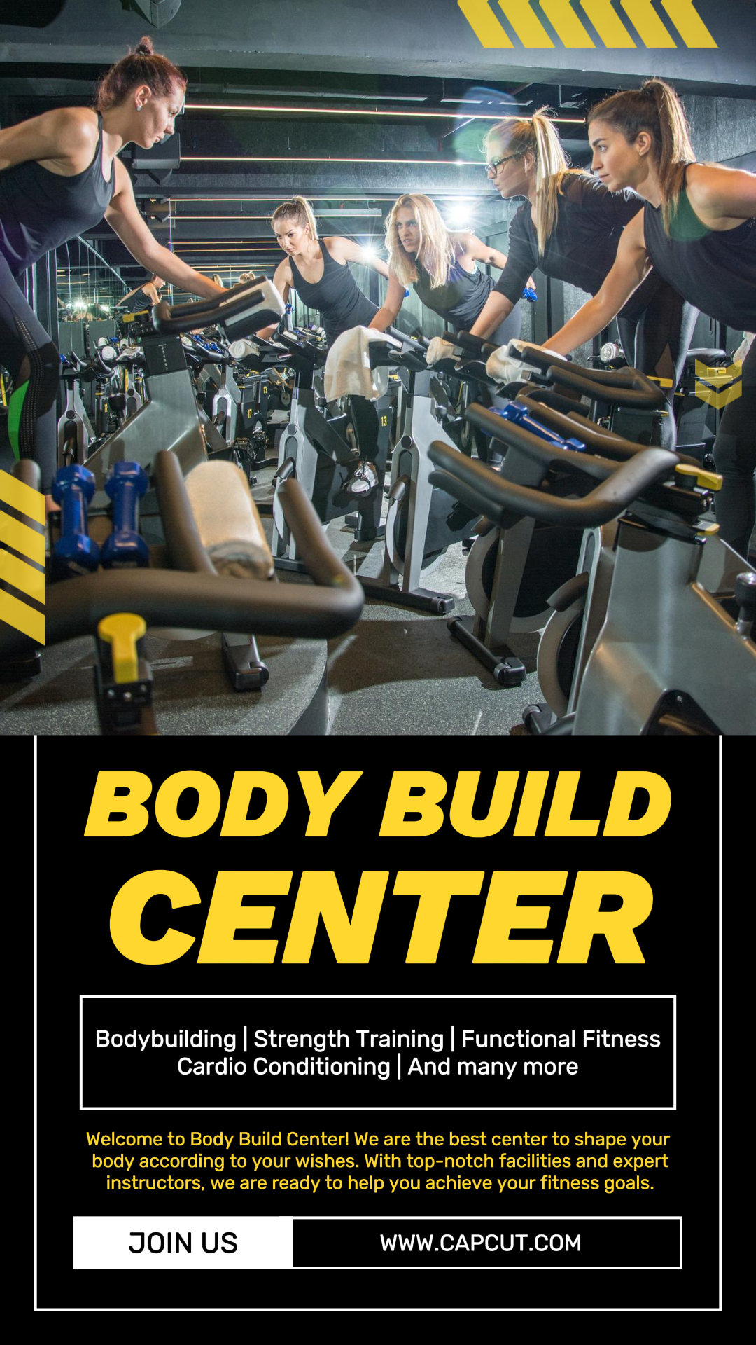 Workout und Fitness - Körperzentrum aufbauen