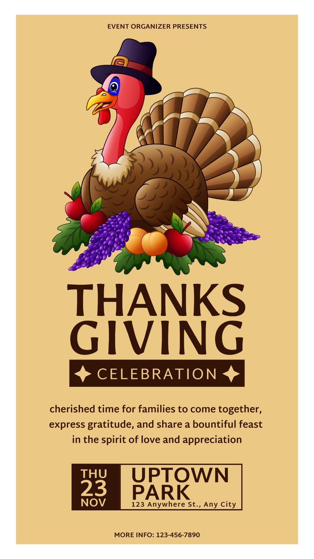 Thanksgiving Celebration event Instagram Story