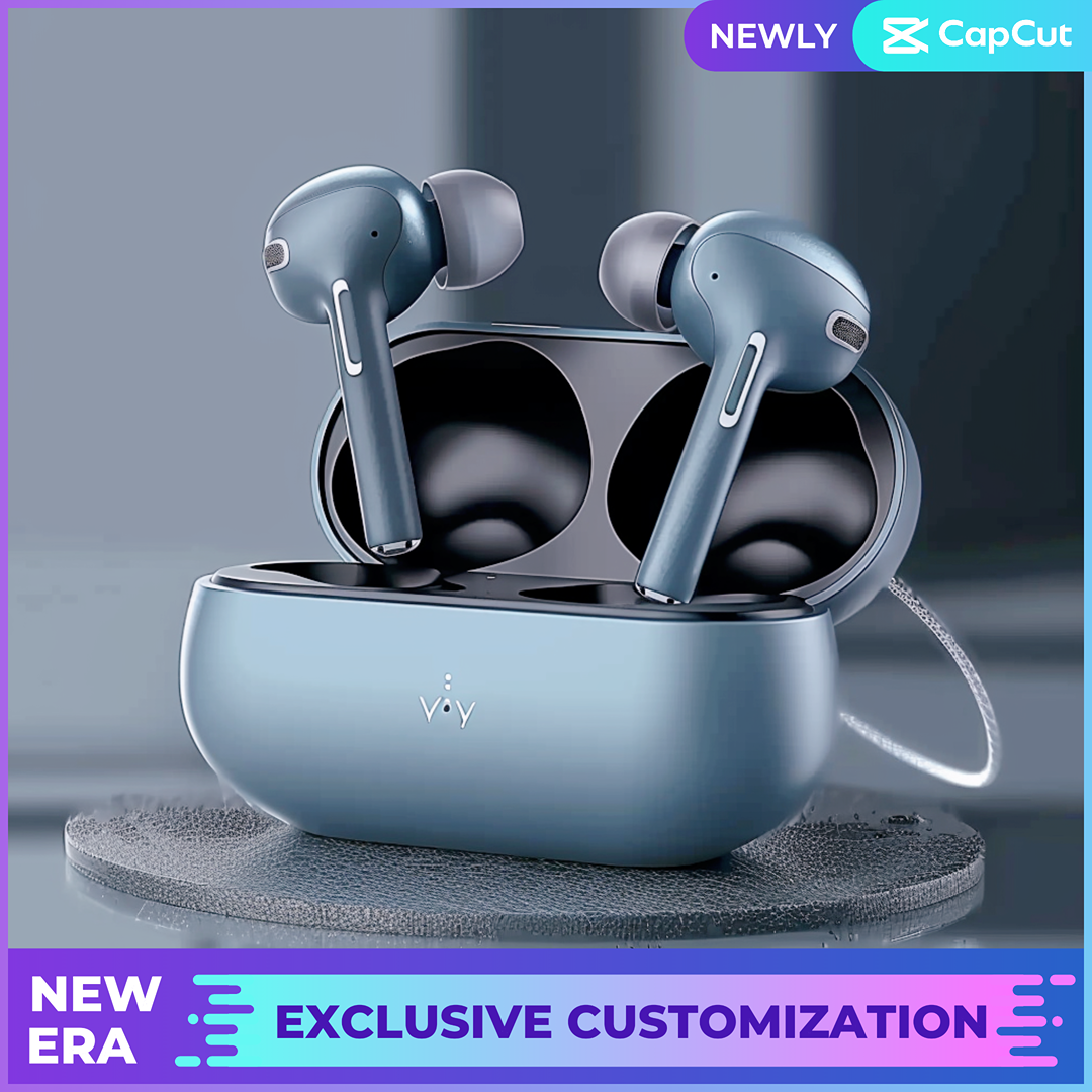 Comércio eletrônico Produto eletrônico Borda da imagem principal Azul Minimalista