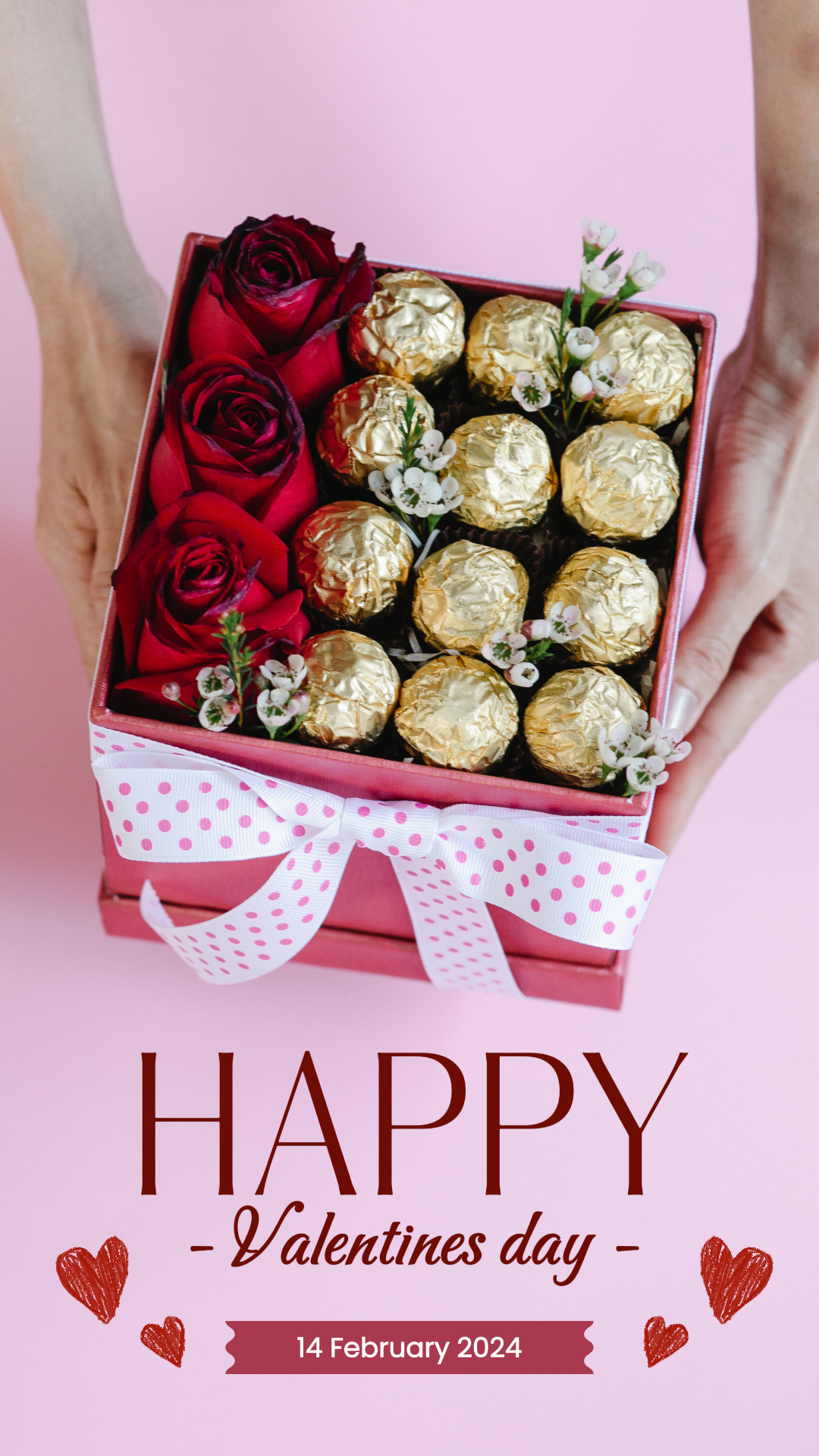 Cadeau non marketing de l'histoire Instagram de la Saint-Valentin