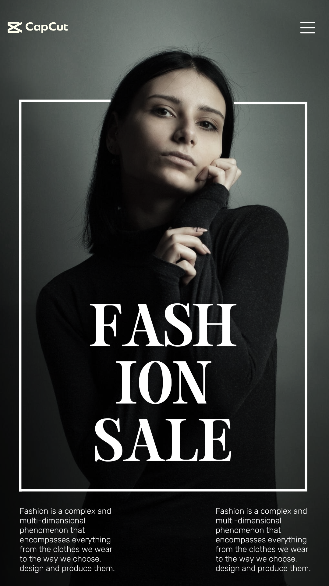 capcut template cover