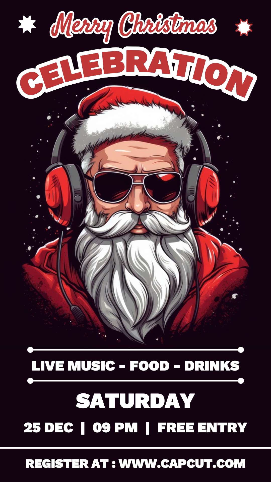 Einladung zur Weihnachtsfeier Instagram Story