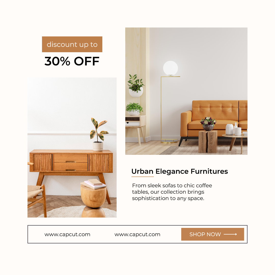 Household Marketing Poster Instagram Post Furniture Clean