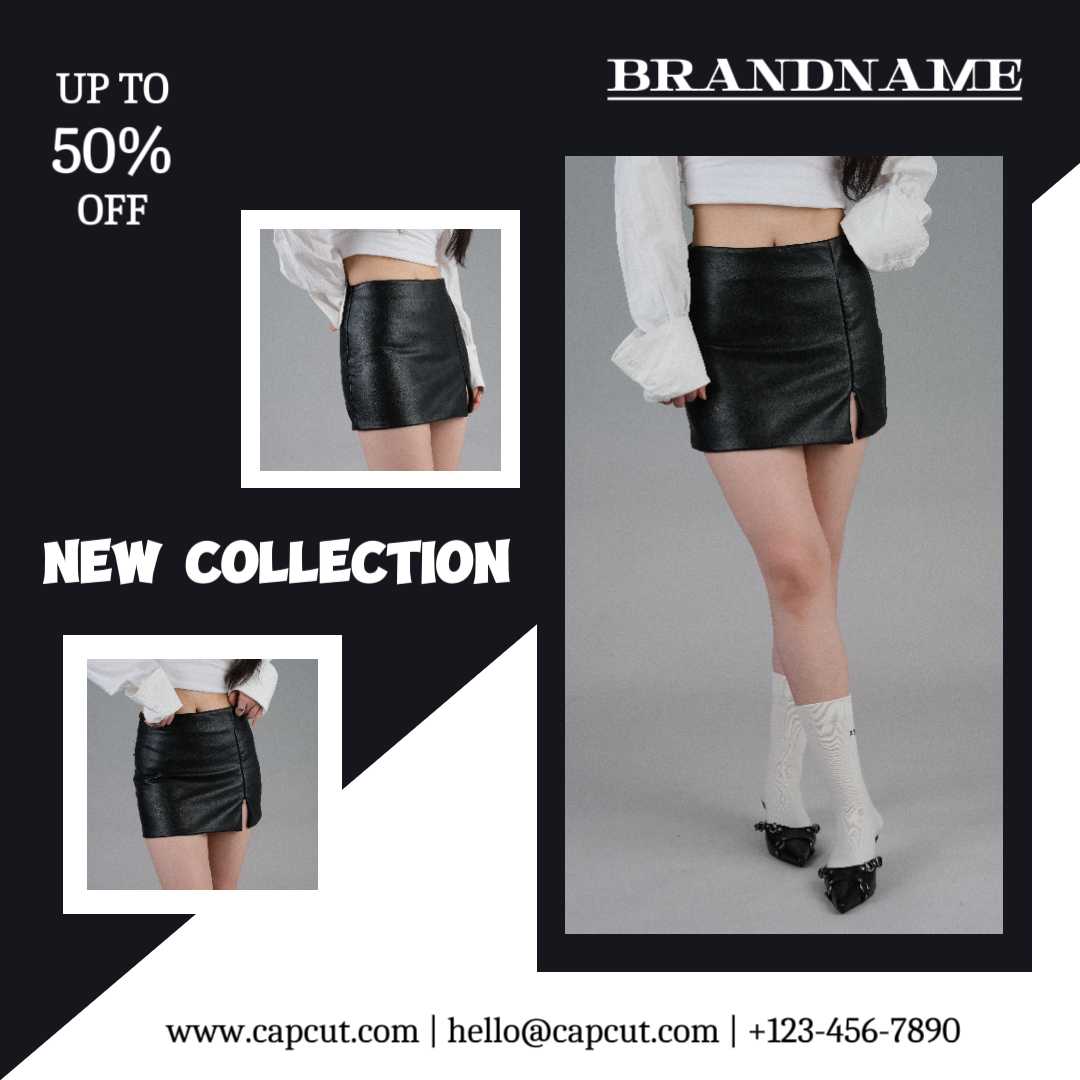 Fashionable Short Skirt Instagram Post