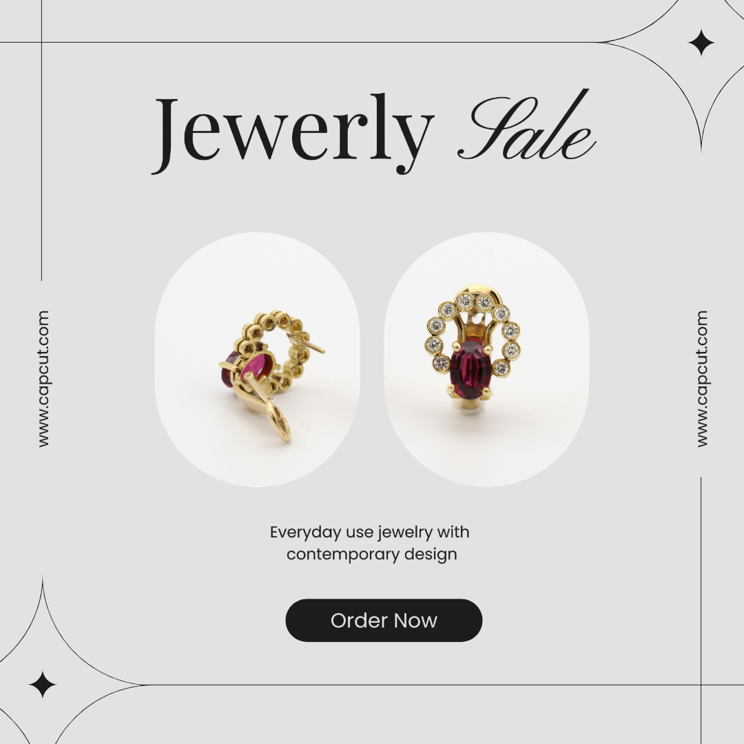 Jewelry and Accessories Marketing Poster Jewerly Sale Instagram Post