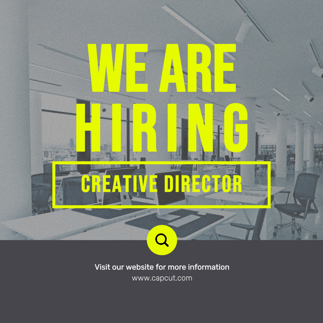 We Are Hiring - Instagram Post