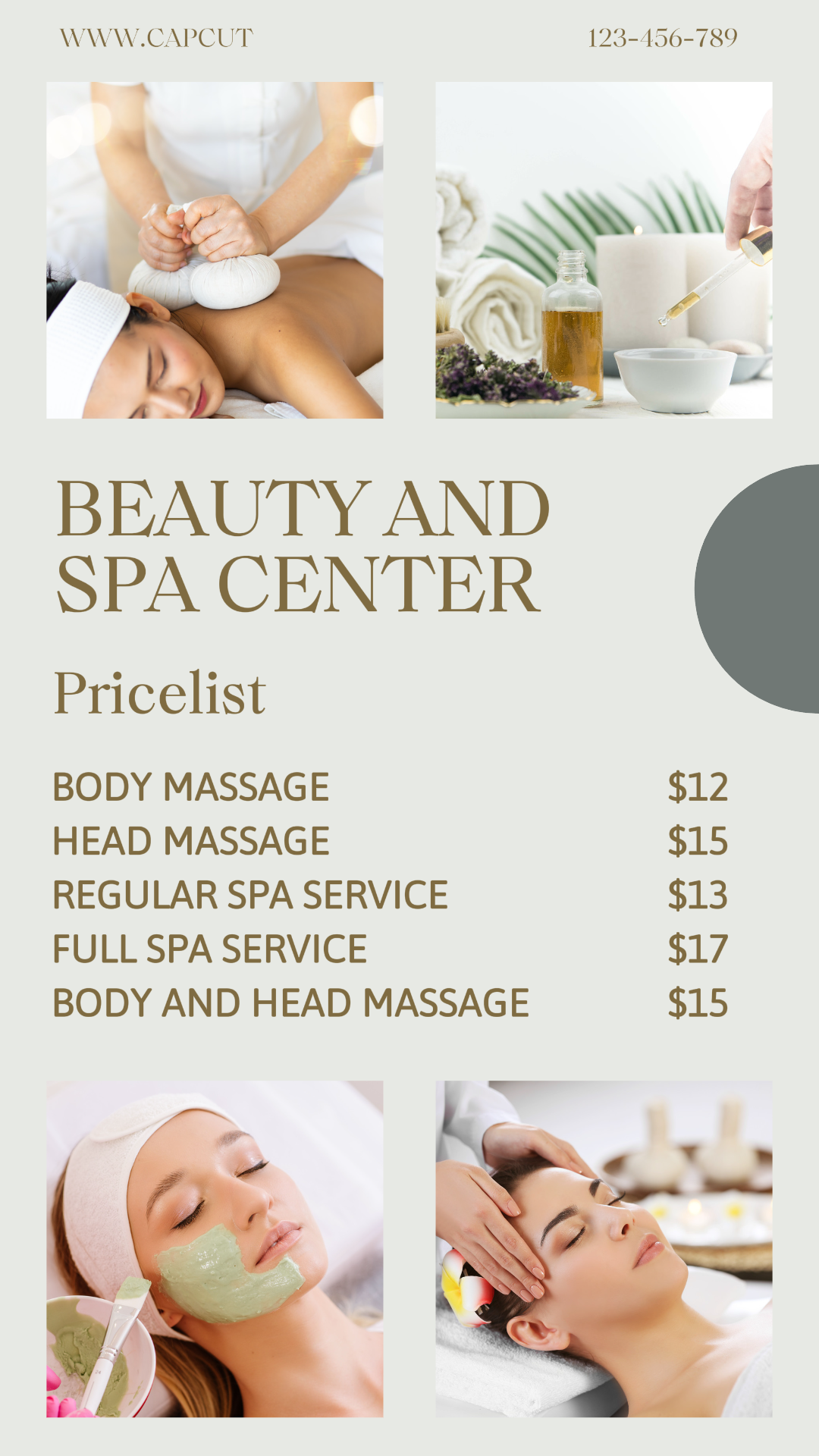 Perawatan Pribadi Kecantikan dan SPA Center Promosi posting instagram