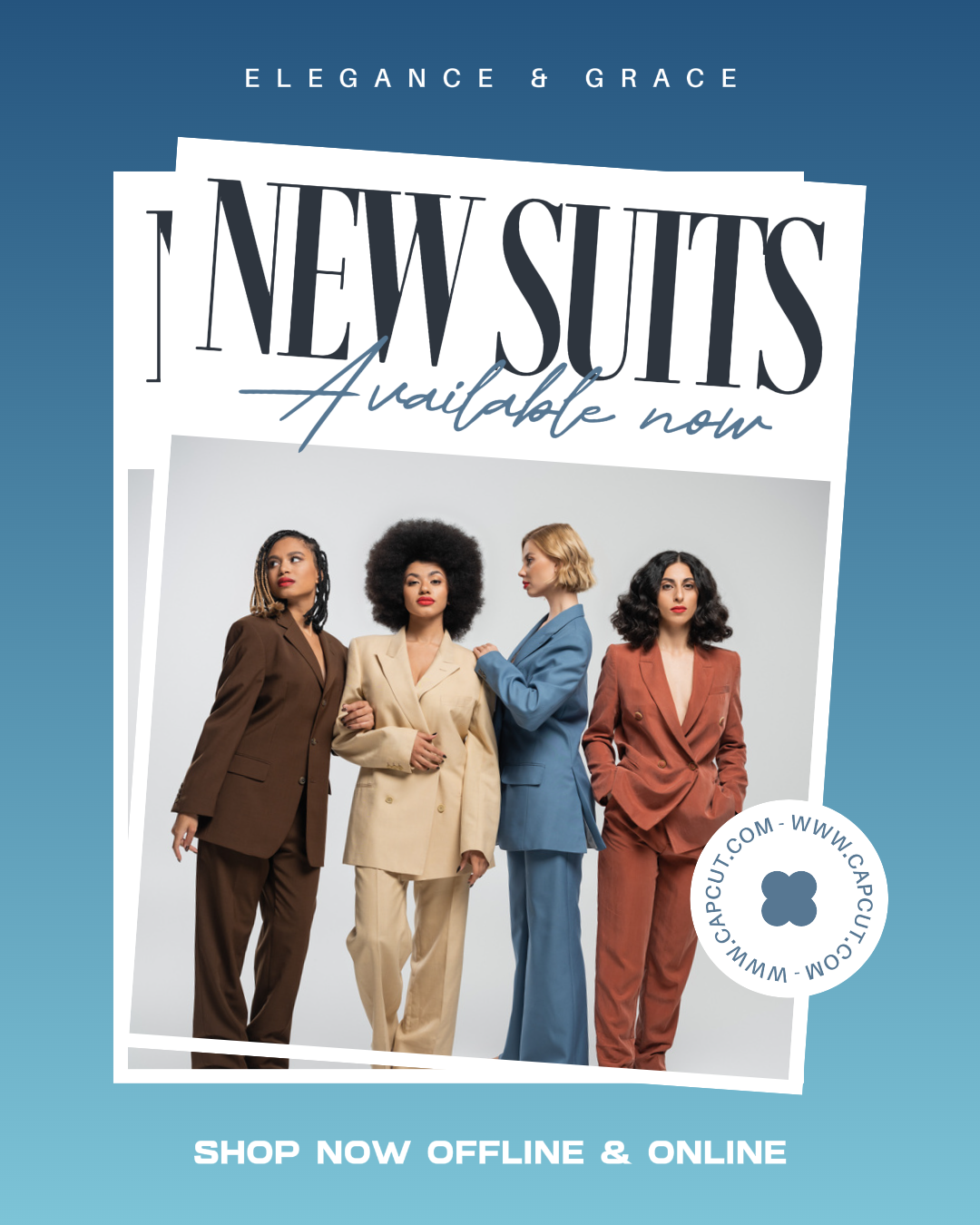 Trajes De Mujer Pantalla De Productos De Moda Publicación De Instagram