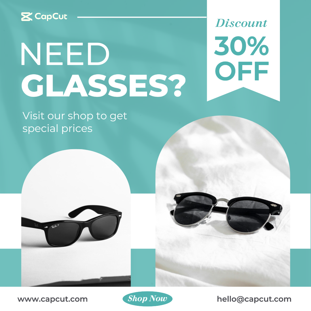 Bijoux et accessoires Affichage du produit Promotion des lunettes de soleil Instagram Post