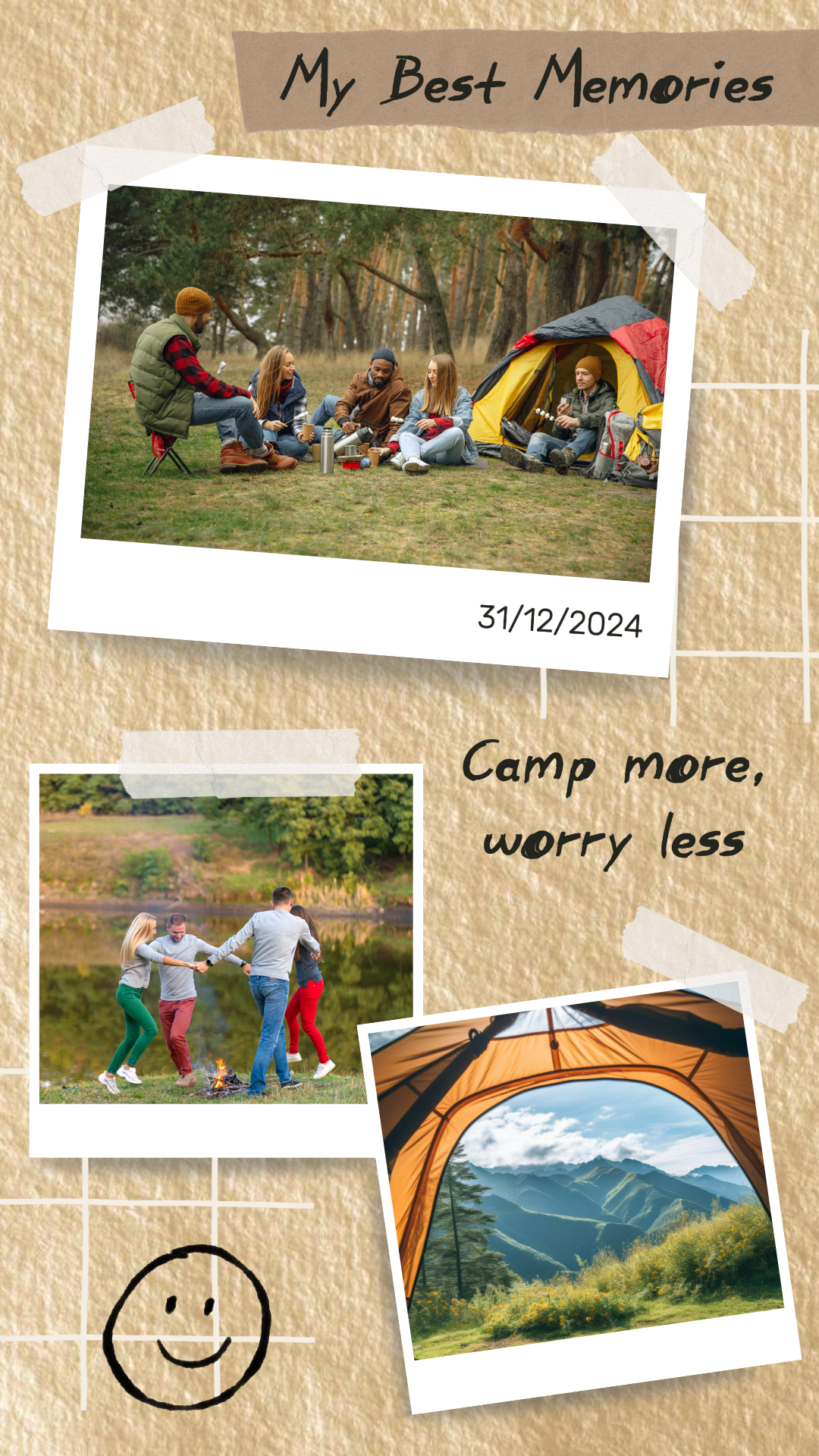 Papel de colagem de fotos sem marketing