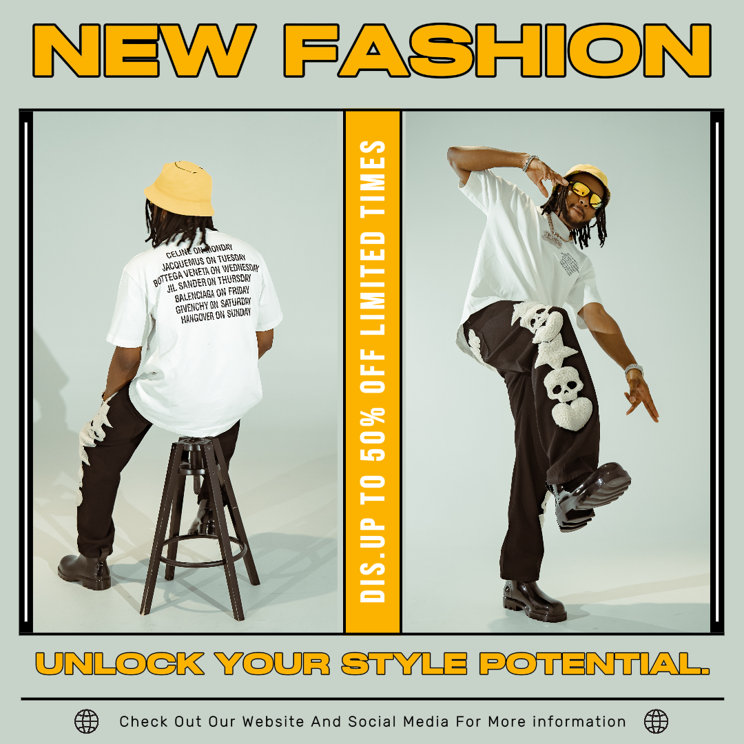 Fashion Marketing Poster IG Post Mint Yellow