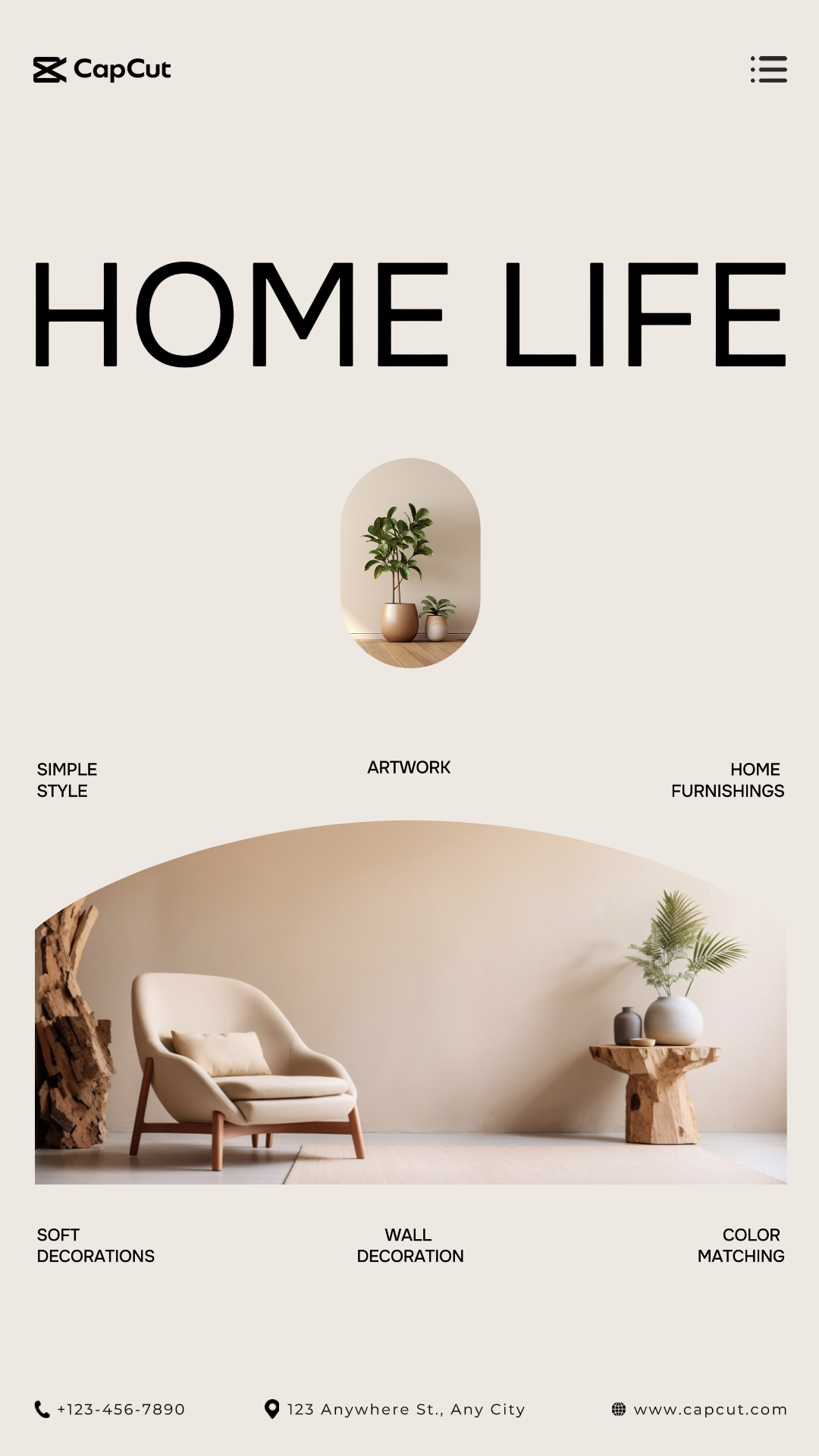 Móveis para casa uma exibição de sala de estar Estilo Retro