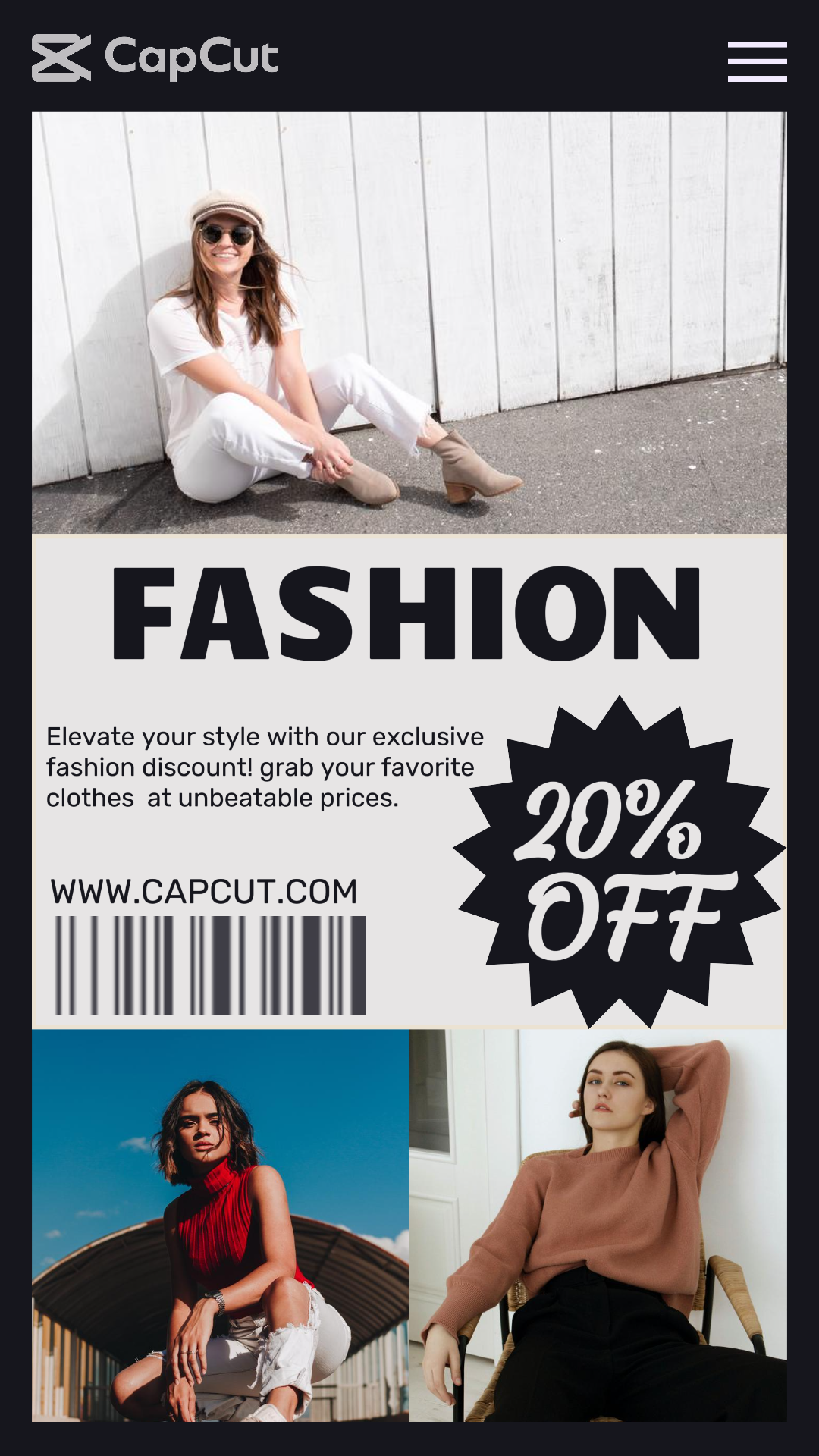 capcut template cover