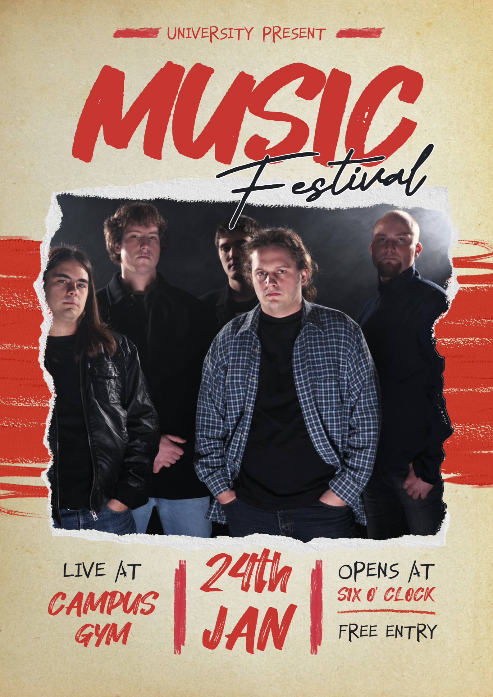 Não-marketing Campus Poster Festival de Música