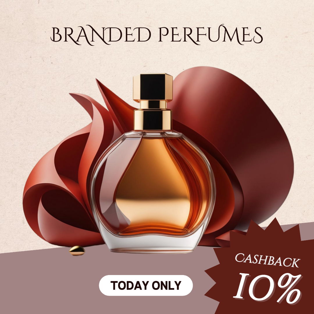 Ecommerce Fashion Hero Image Perfume Aesthetic Red