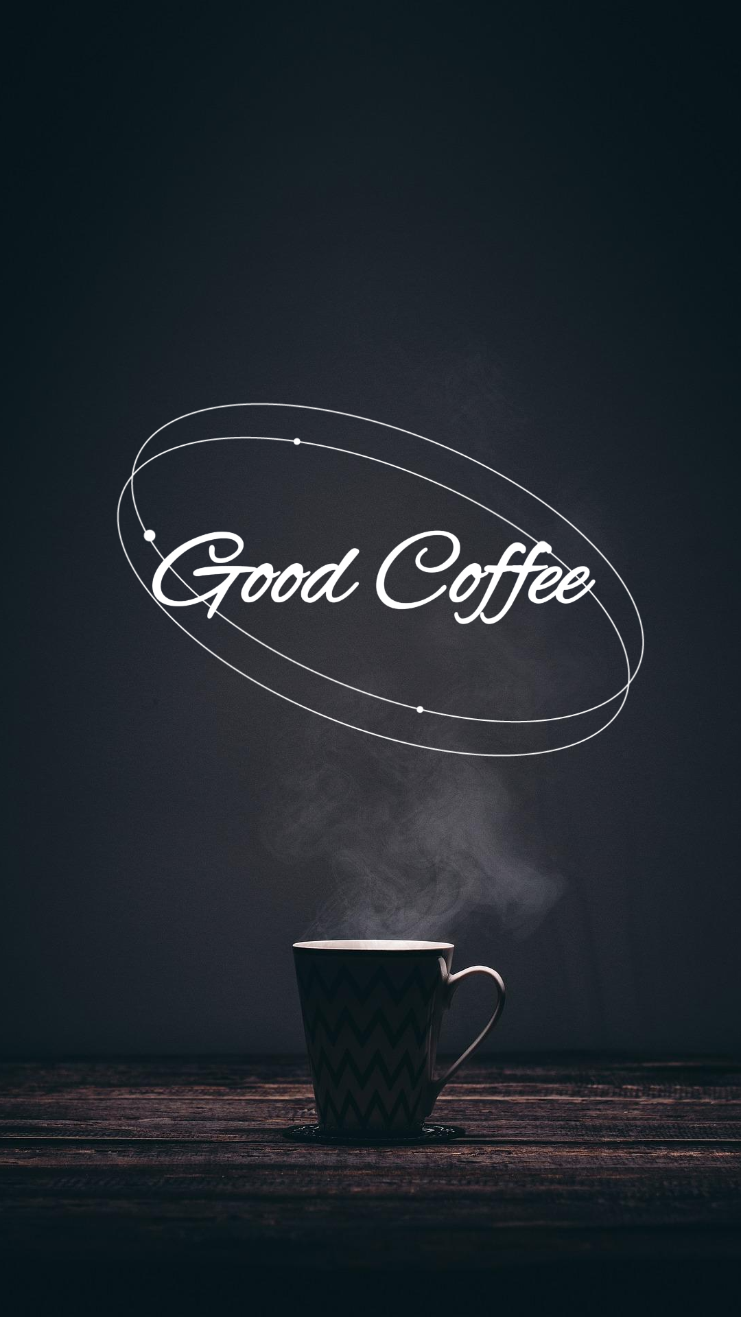 Wallpaper kreatives Poster Instagram Geschichte Kaffee