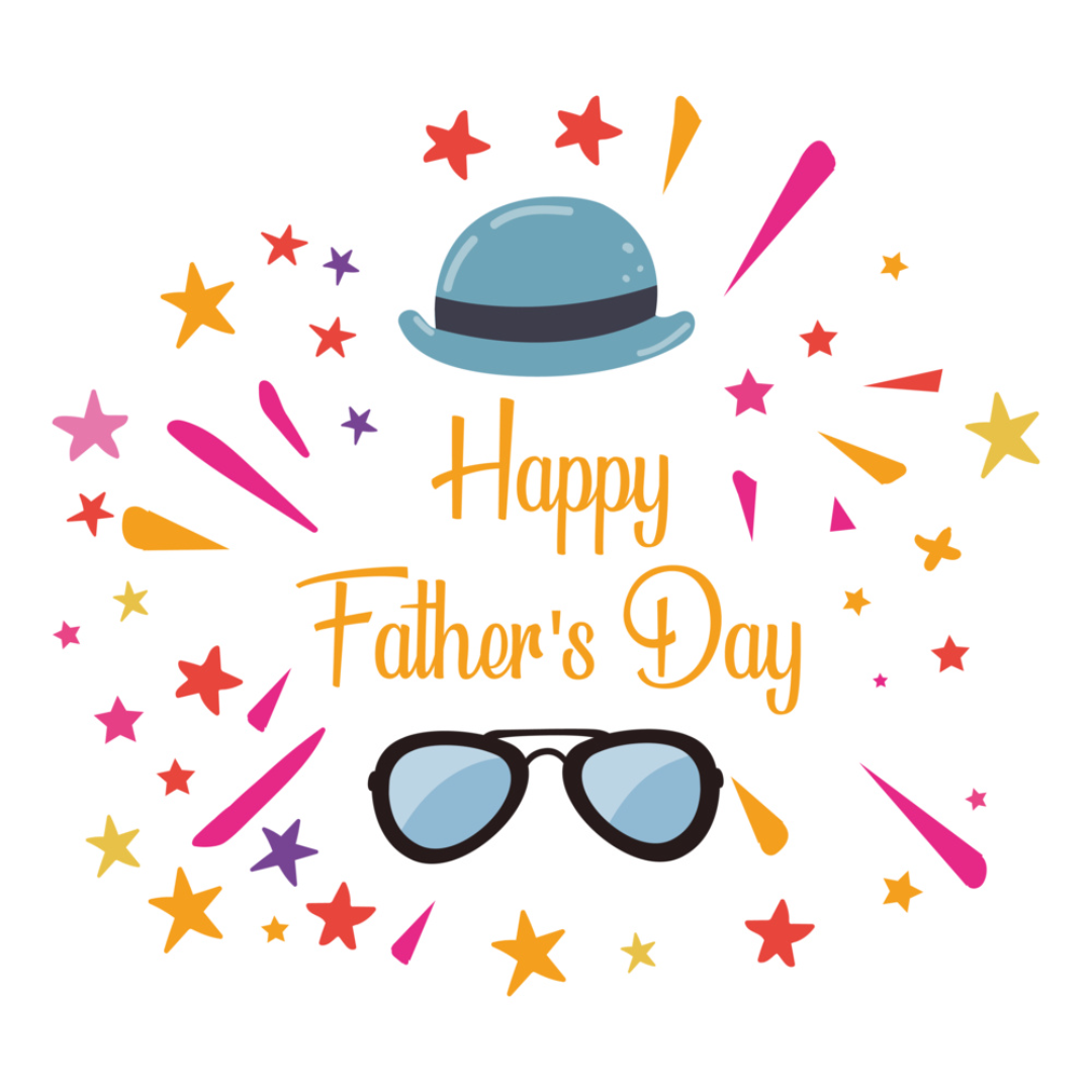 Vatertag kreatives Poster Instagram Post Softstart Charakter bunt