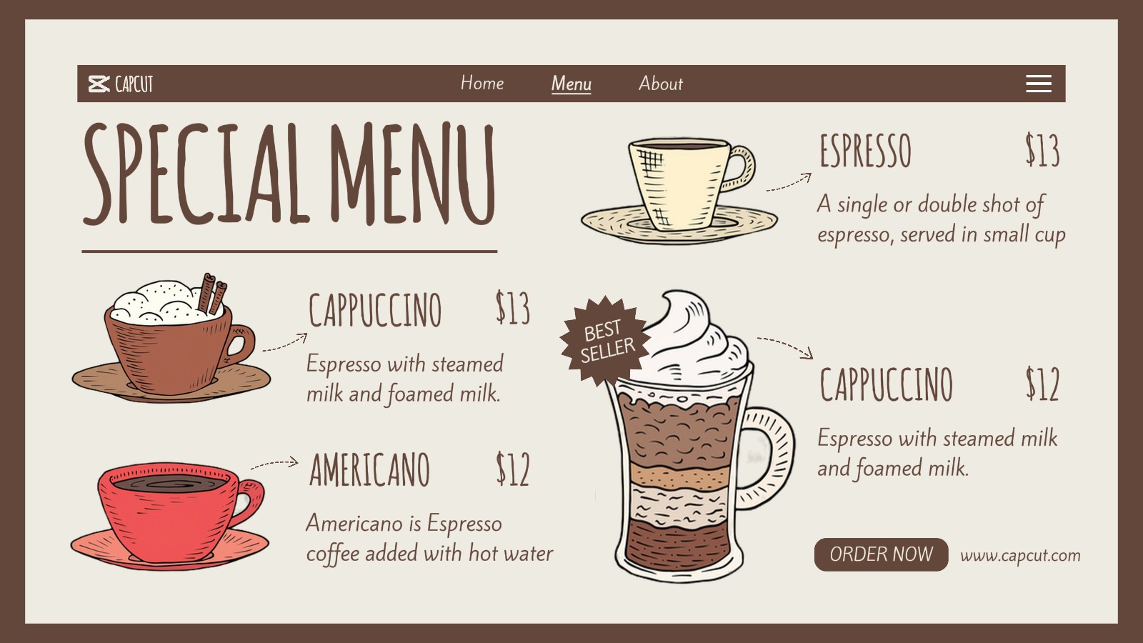 Menu Spesial Kedai Kopi Posting Twitter