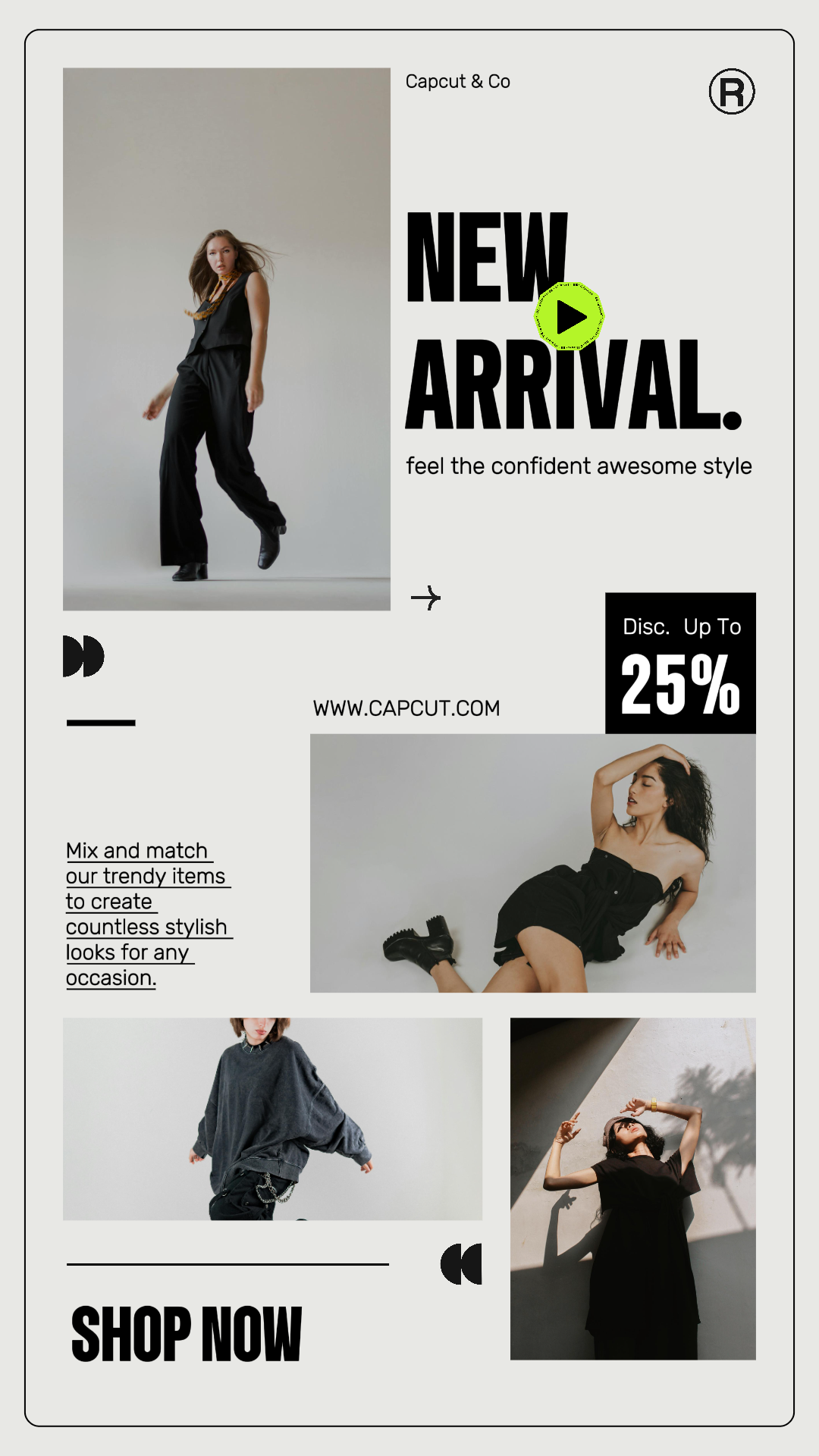 capcut template cover