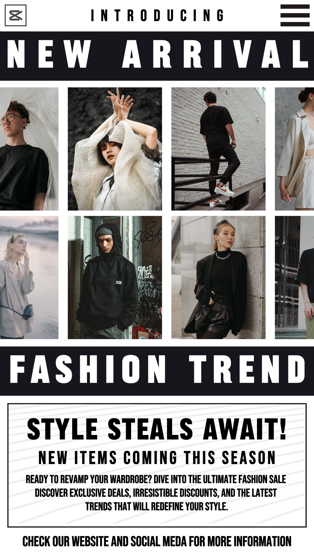 capcut template cover