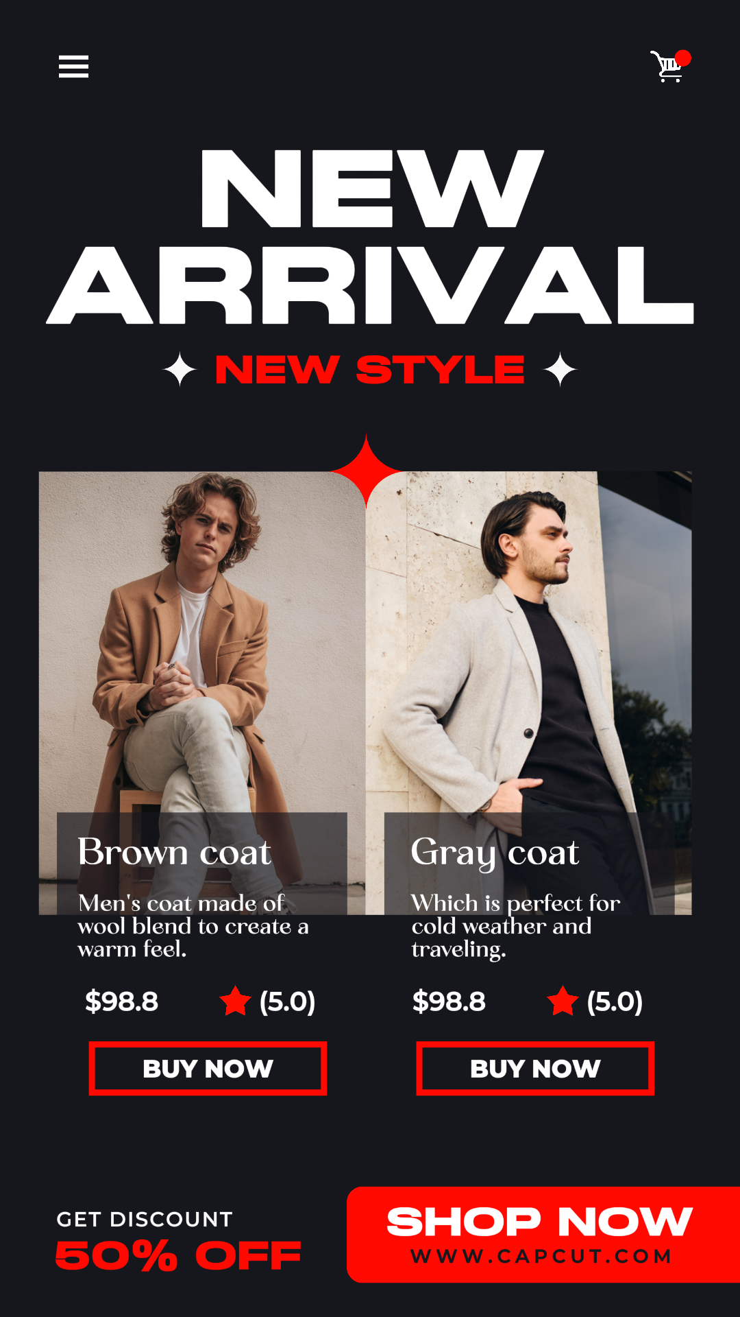 capcut template cover